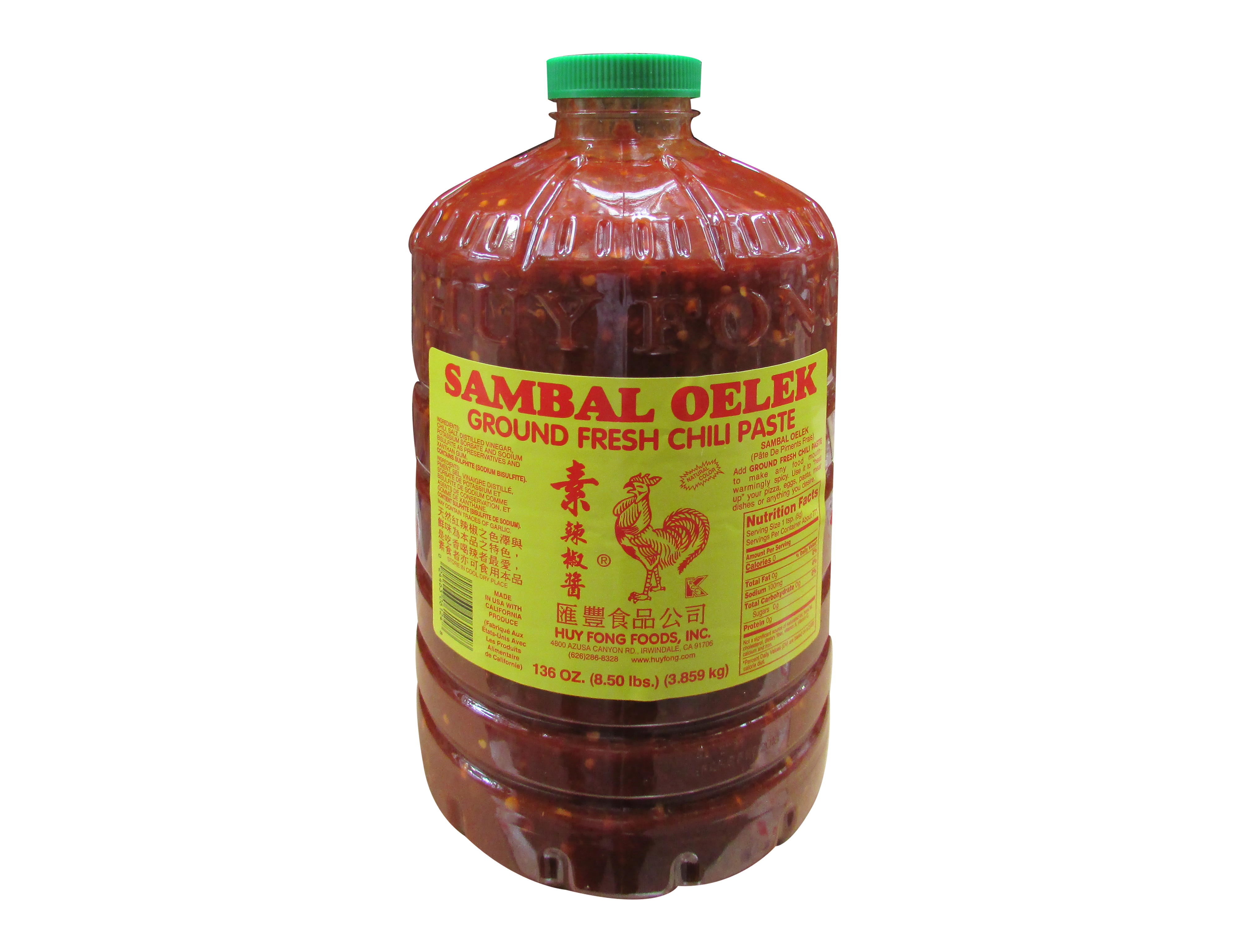 SALSA SAMBAL OELEK HUY FONG 3/1 GL