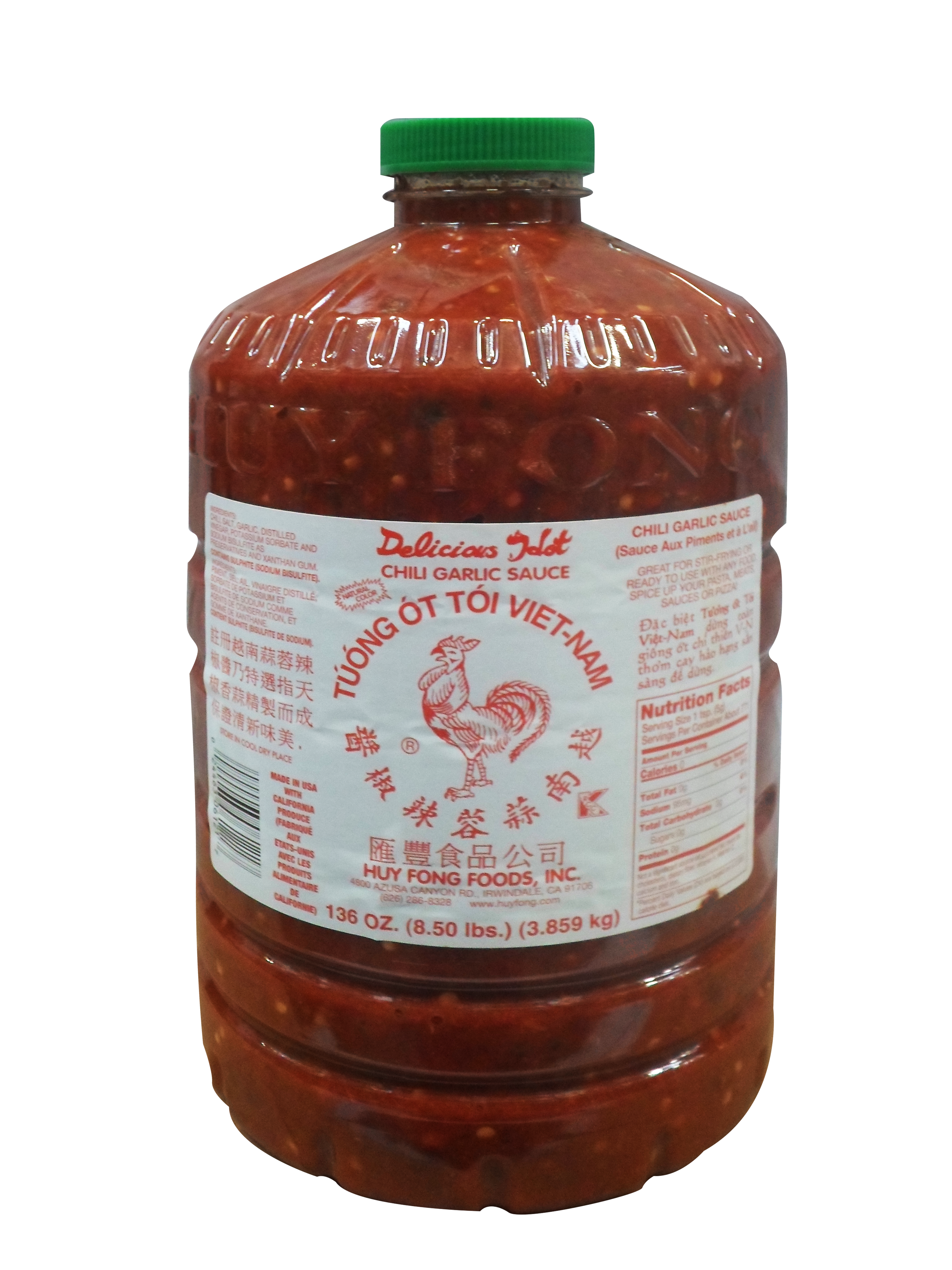 SALSA CHILI CON AJO HUY FONG 3/1 GL