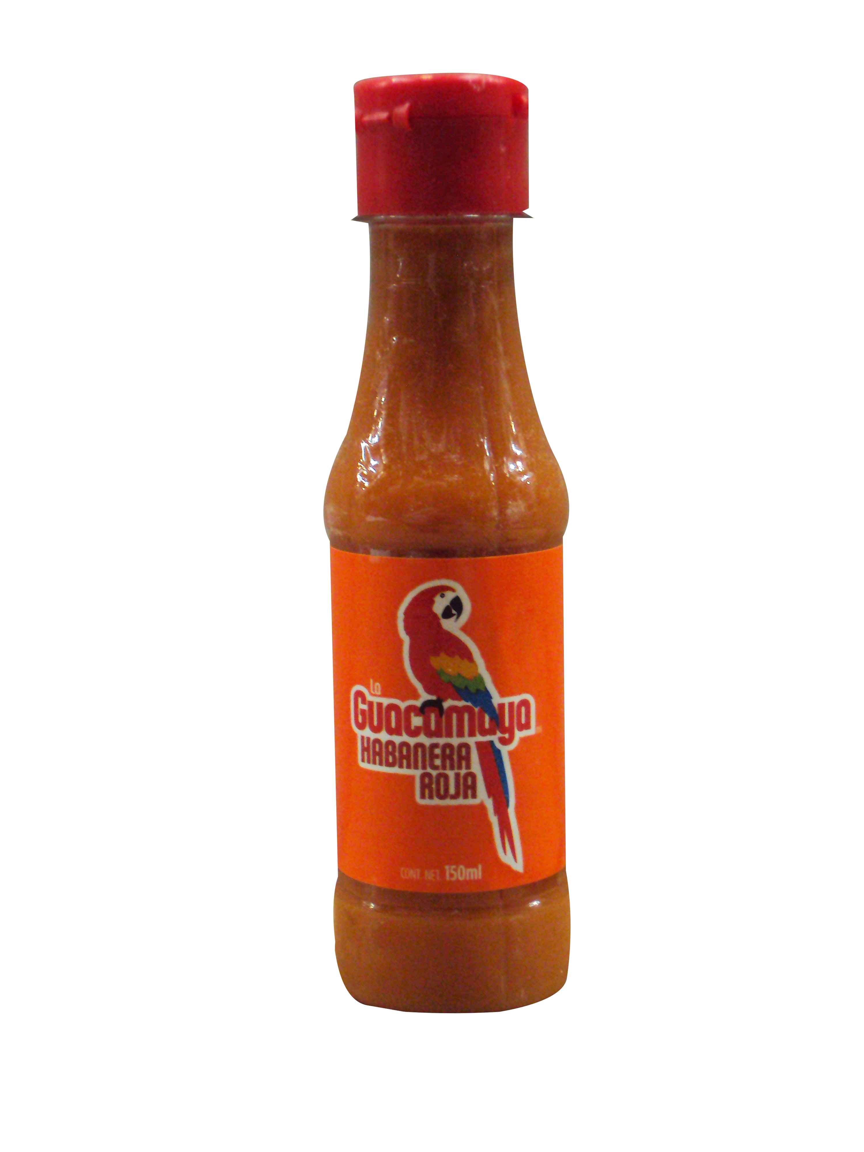 SALSA HABANERA ROJA GUACAMAYA 24/150 ML.