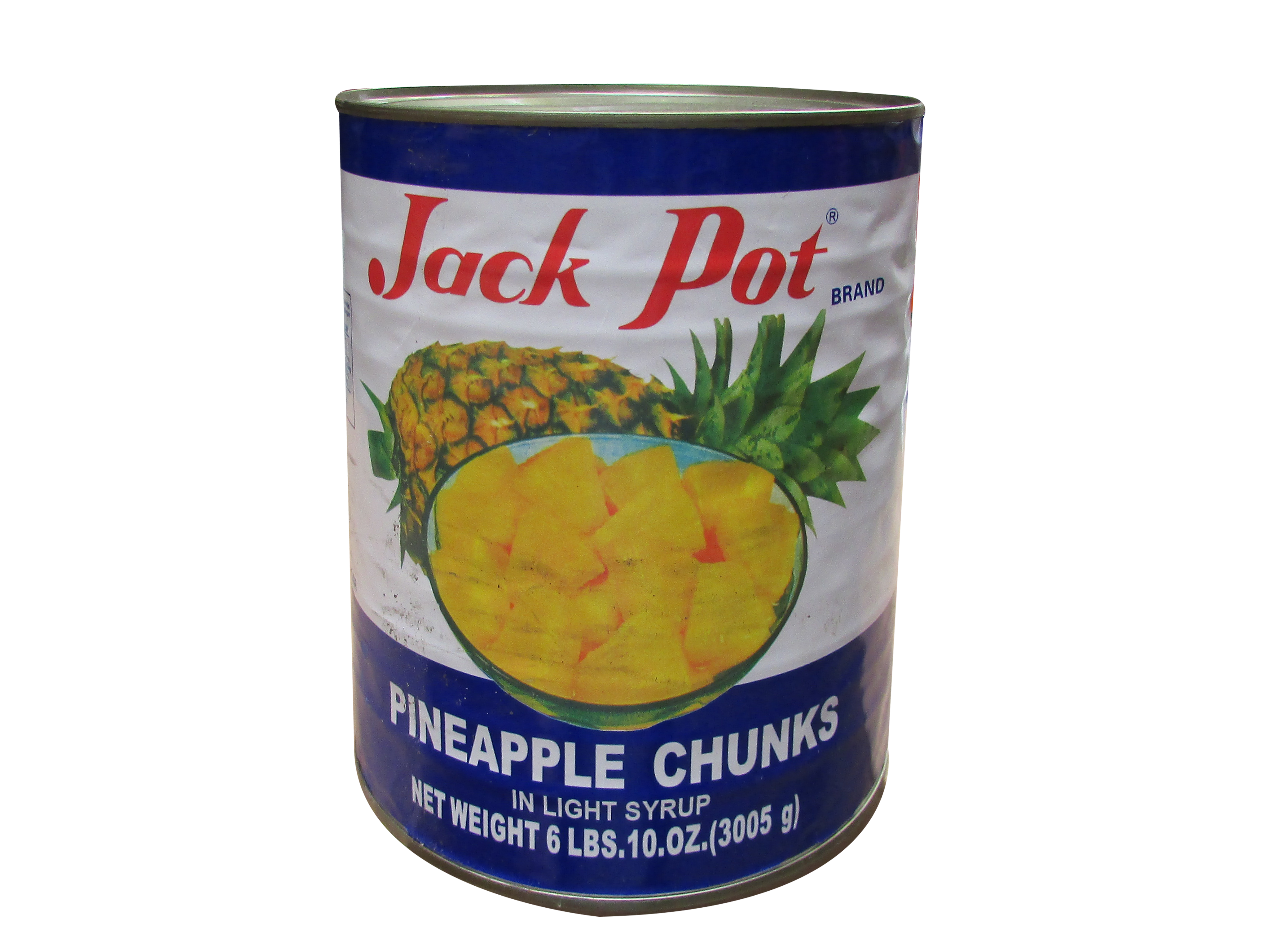 PIÑA TROZO EN ALMIBAR CHUNK JACK POT 6/I GL