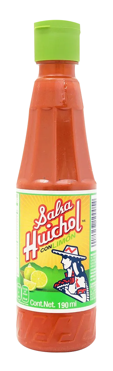SALSA HUICHOL LIMON 24/190 ML