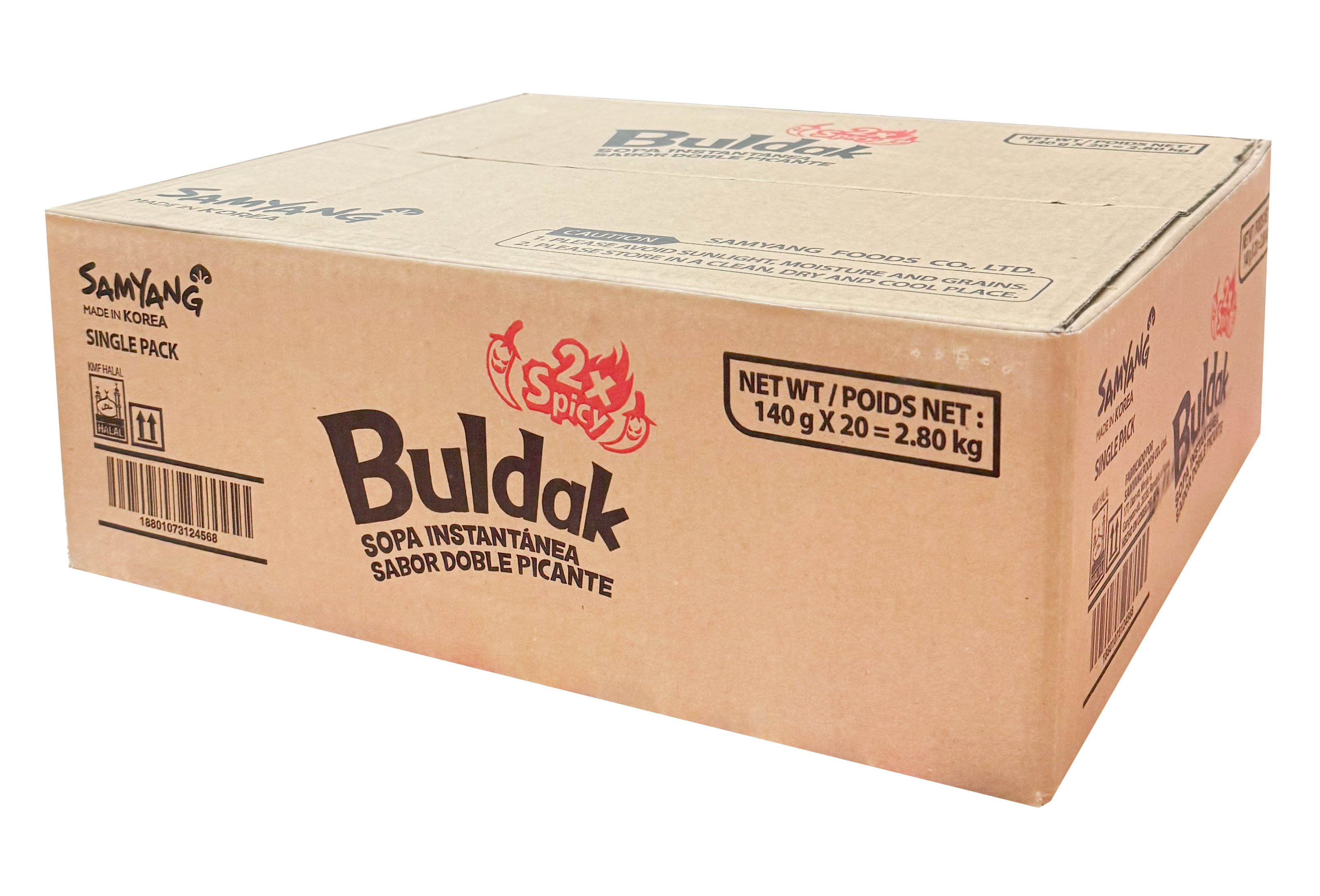 SOPA 2X SPICY BULDAK 20/140 GR