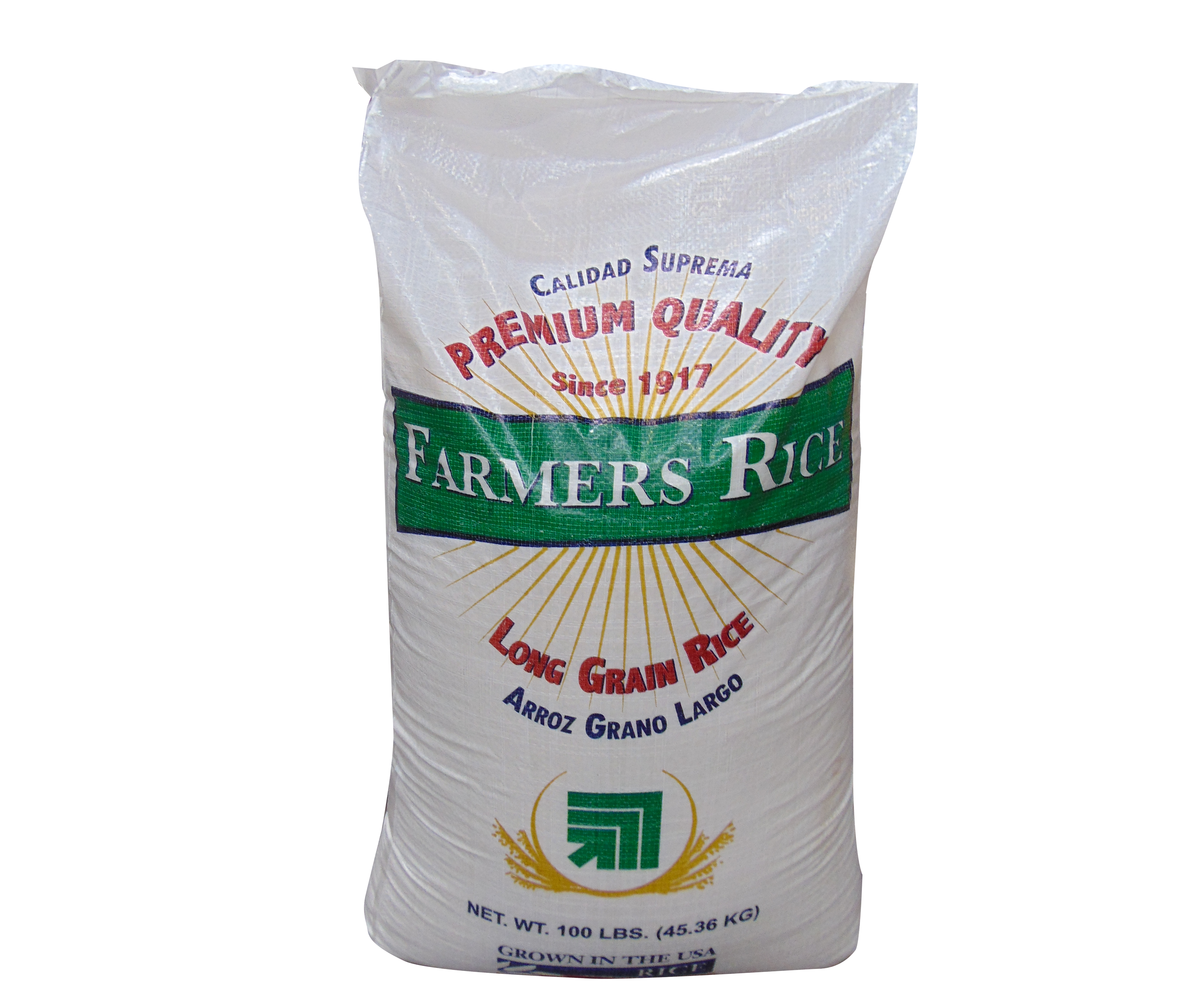 ARROZ AMERICANO FARMERS RICE 45.36 KG/ 100 LB.