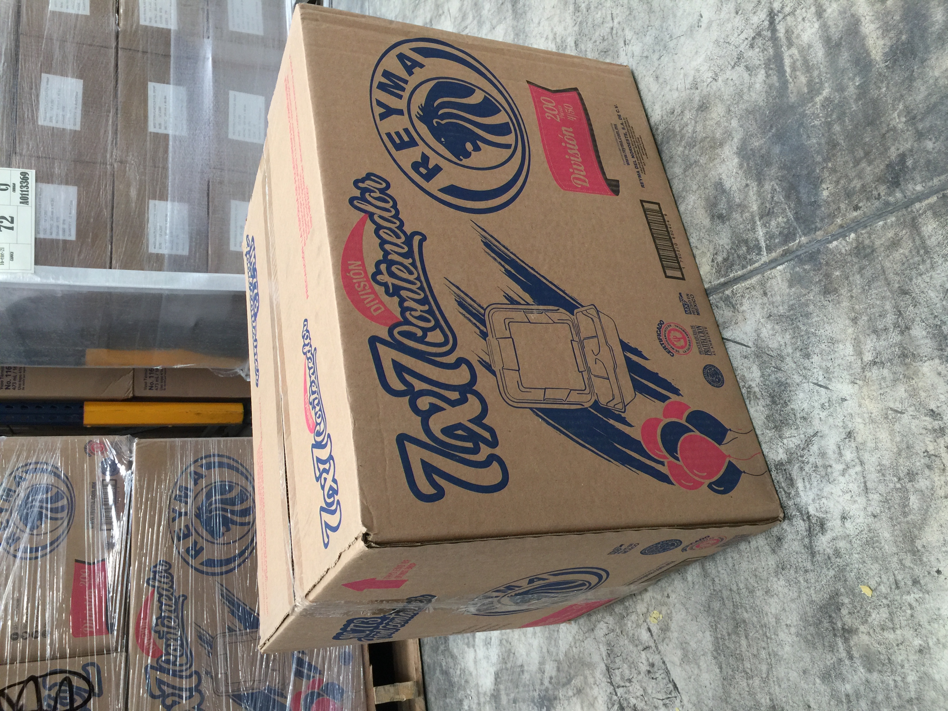 CONTENEDOR 7X7 C/DIVISION REYMA 4/50 PZ