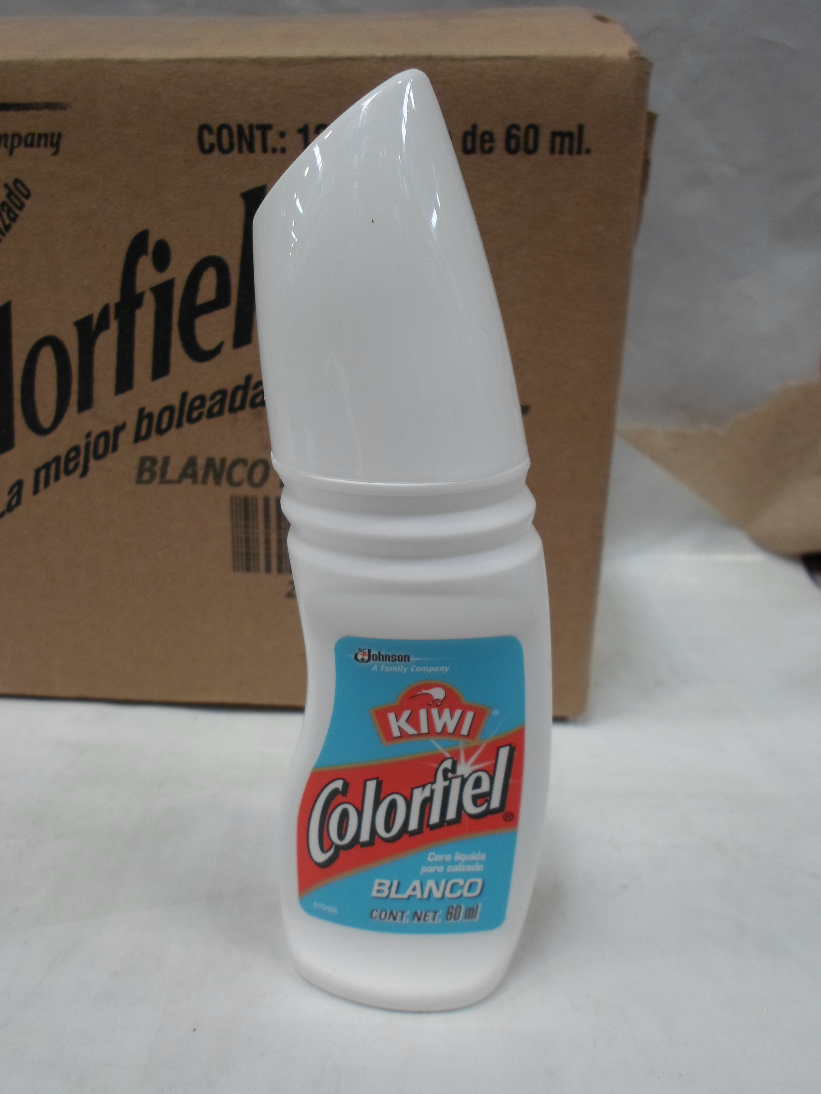 CERA LIQUIDA BLANCA COLORFIEL 12/60 ML.