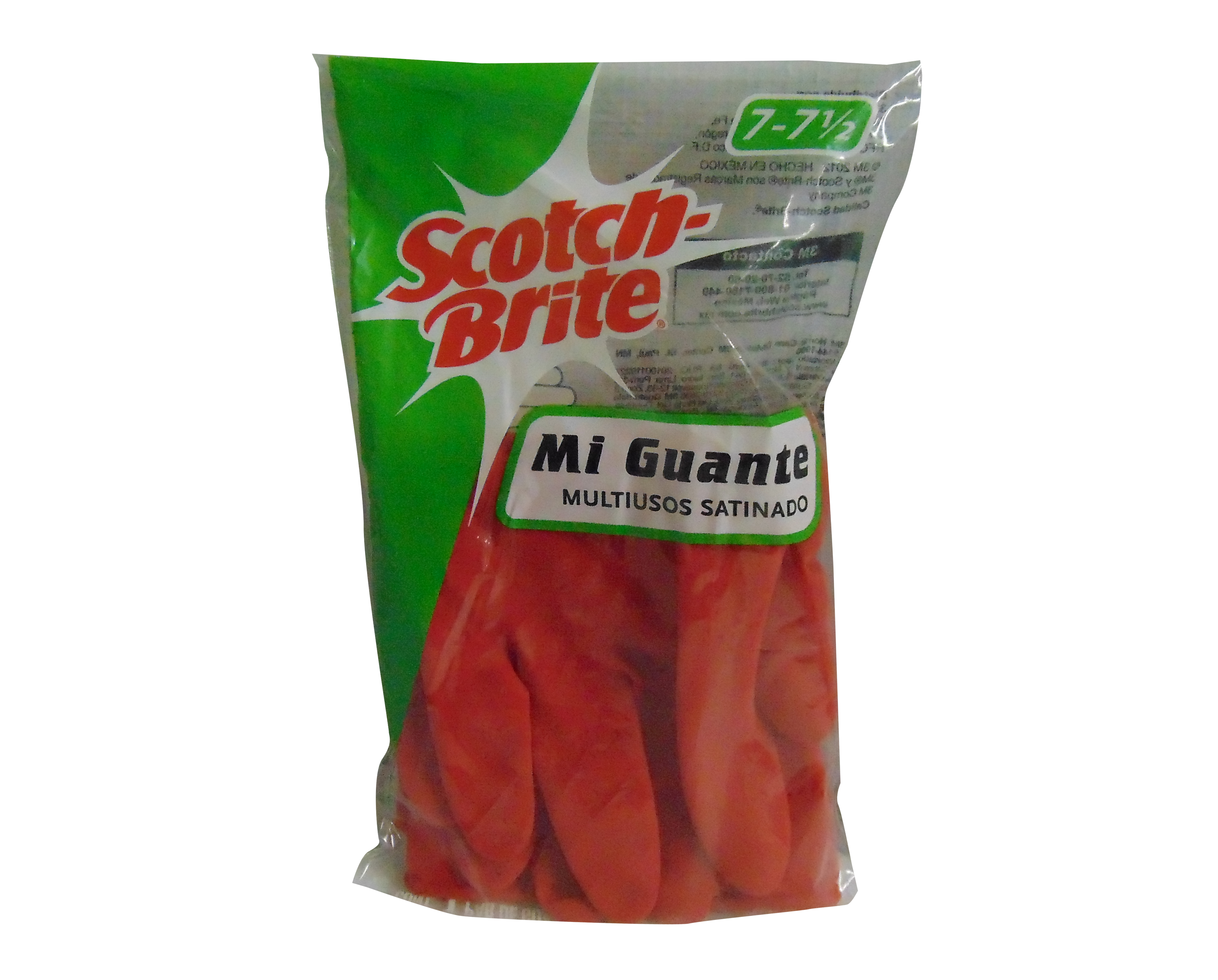 GUANTE SATINADO MEDIANO 3M SCOTCH BRITE 24/2 PZ