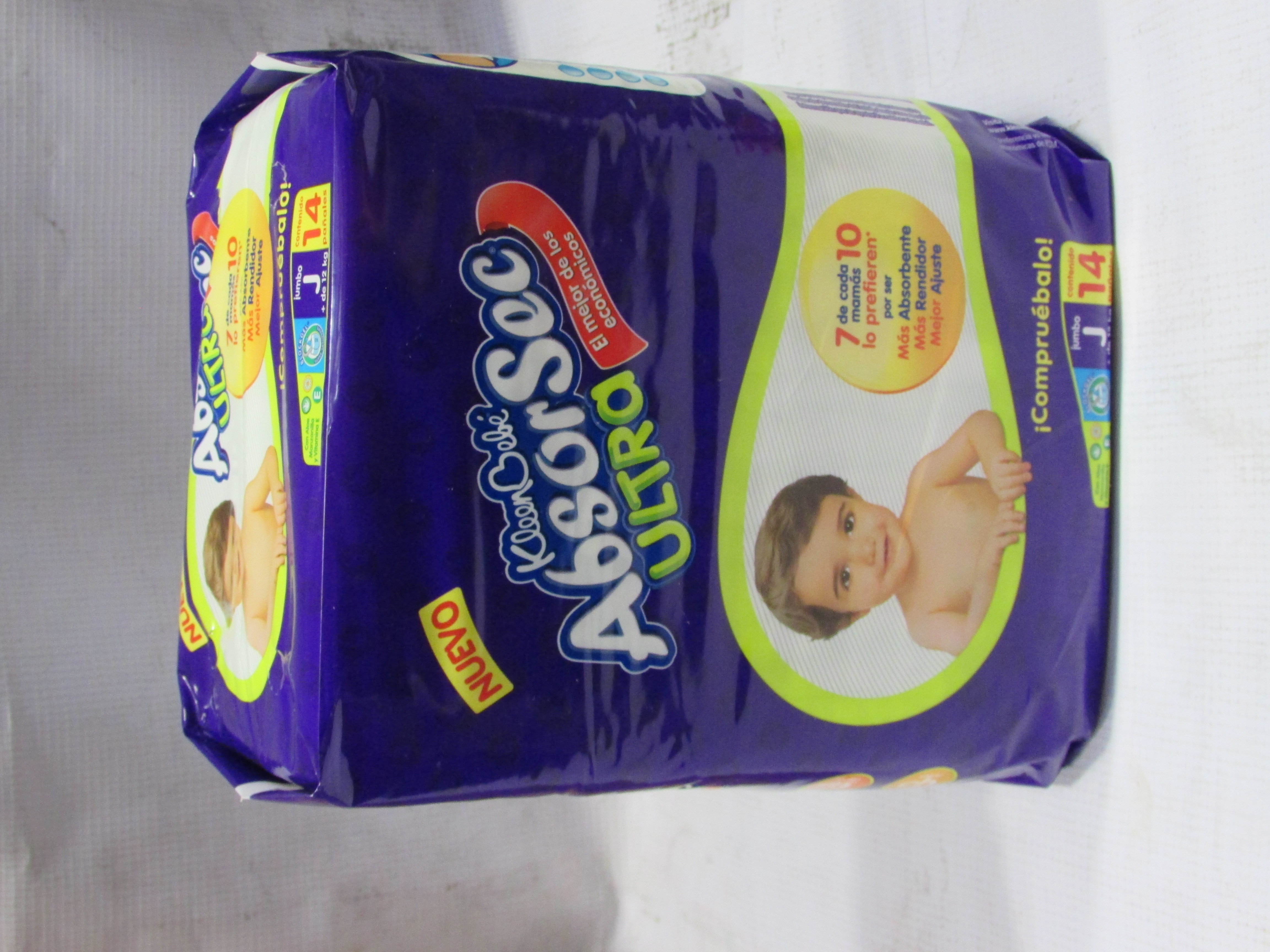 PAÑAL KLEEN BEBE ABSORSEC JUMBO 4/40 PZ
