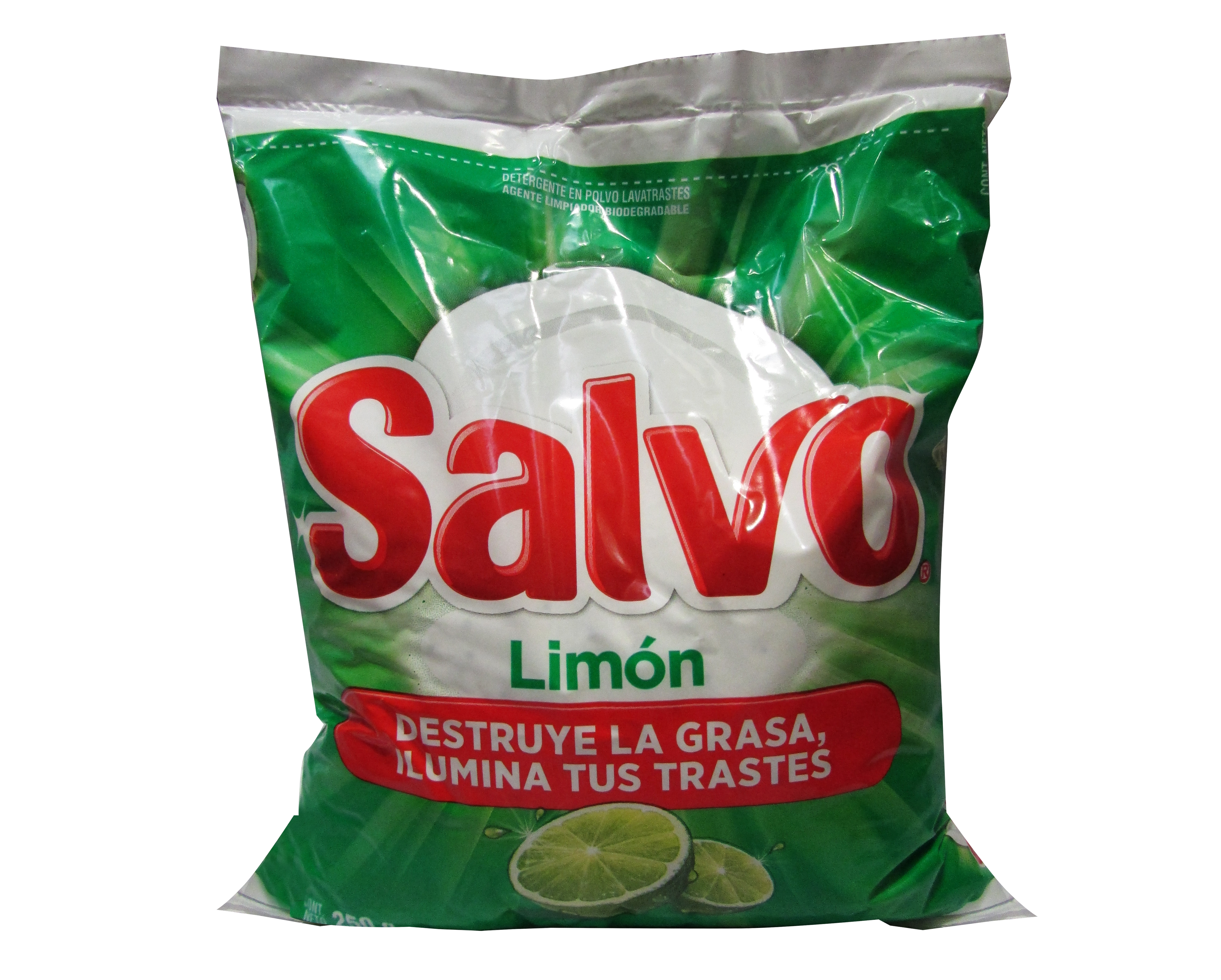 DETERGENTE POLVO LAVATRASTES LIMON SALVO 48/250 GR