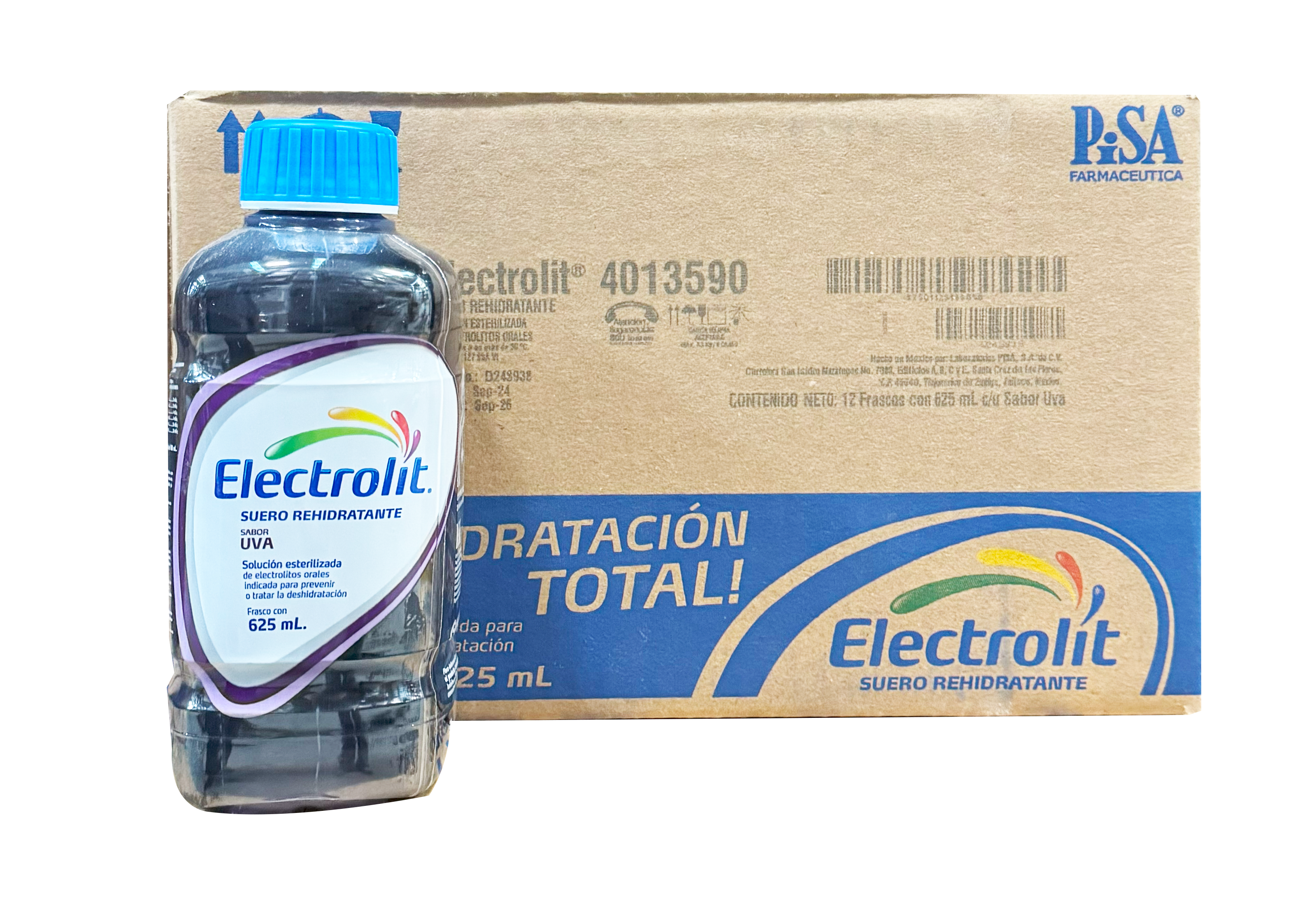 SUERO ELECTROLIT UVA 12/625 ML