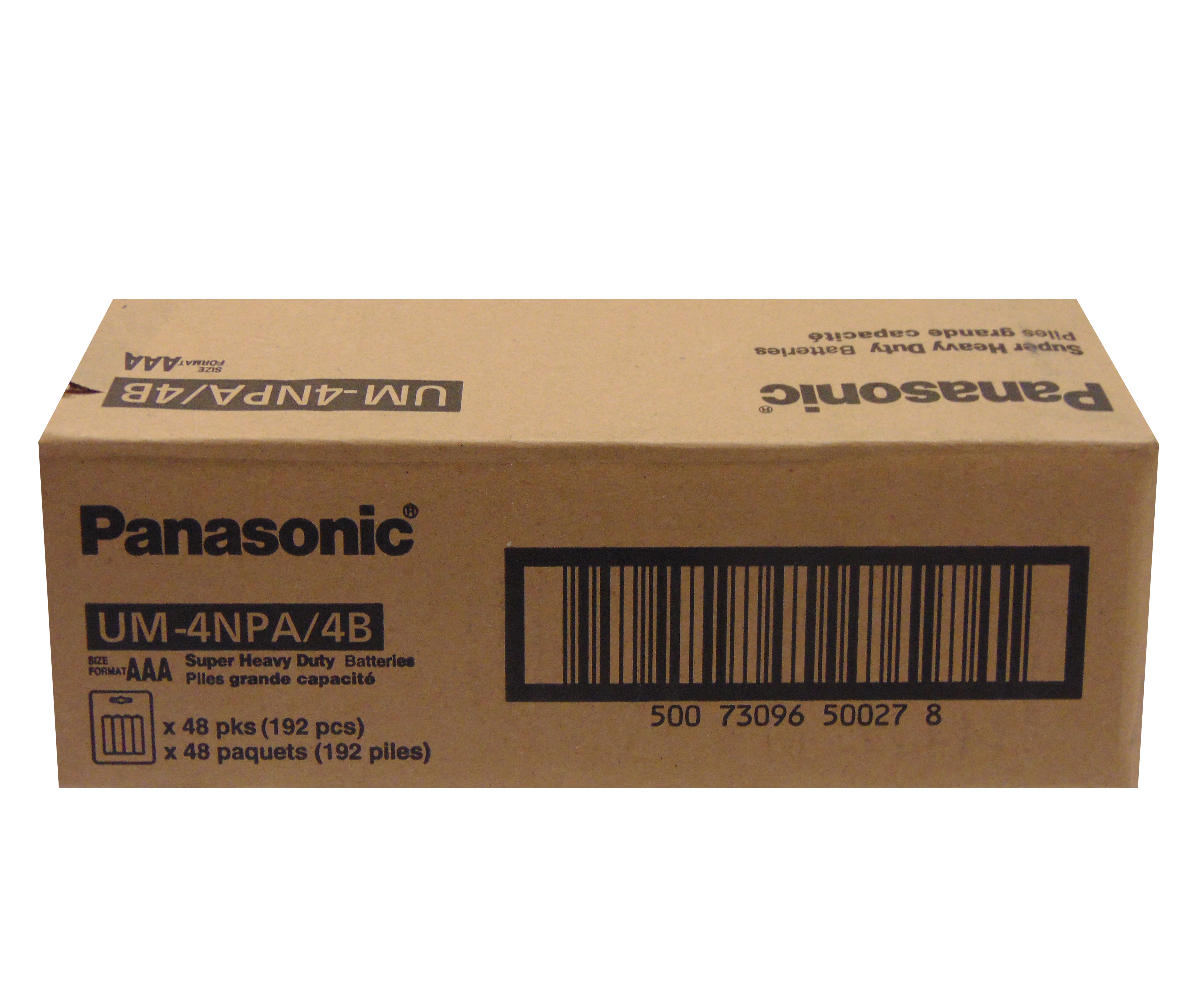 BATERIAS ALCALINAS PANASONIC AAA 48/4 PZ