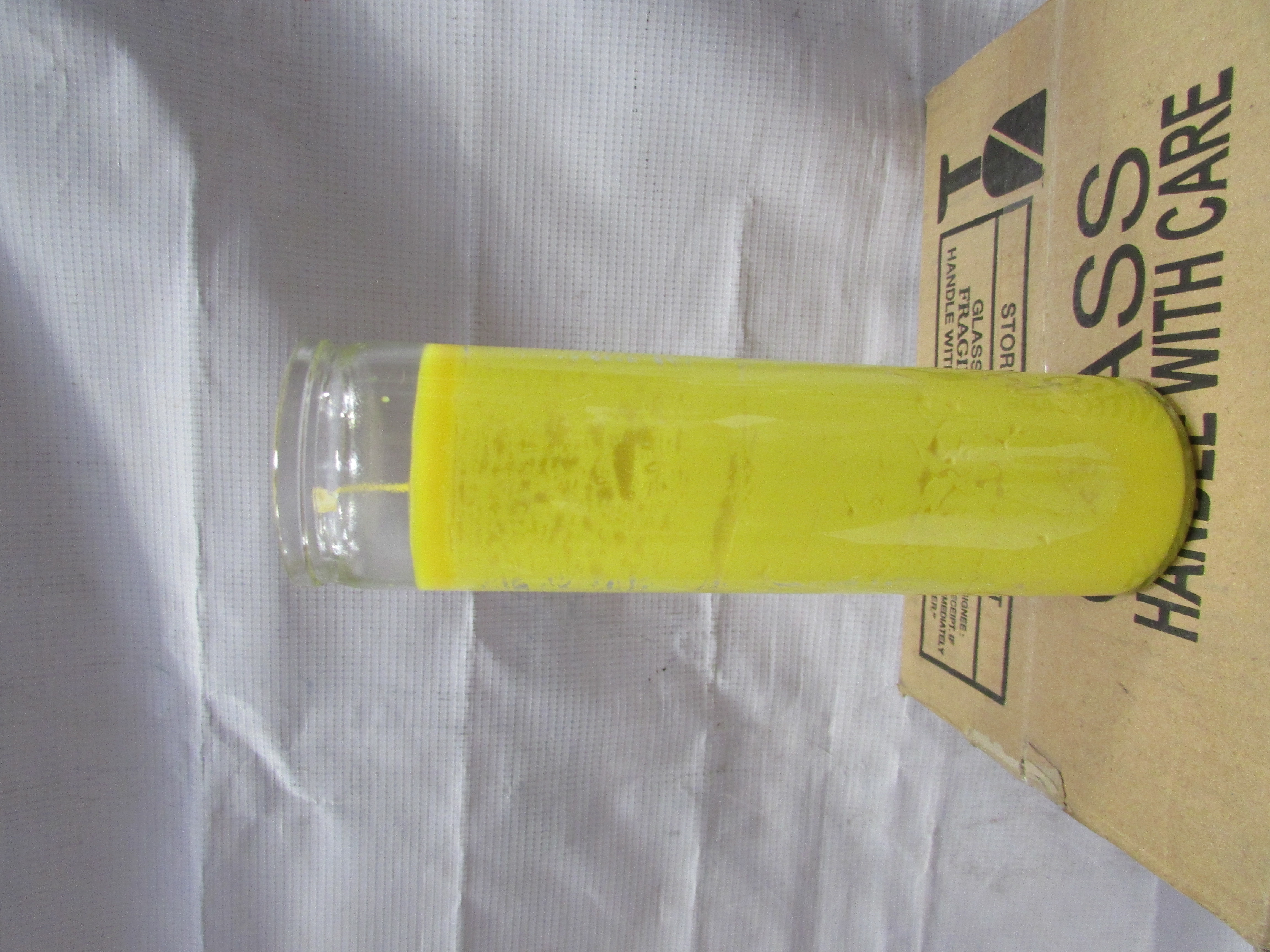 VELADORA AMARILLA 1/12 PZ