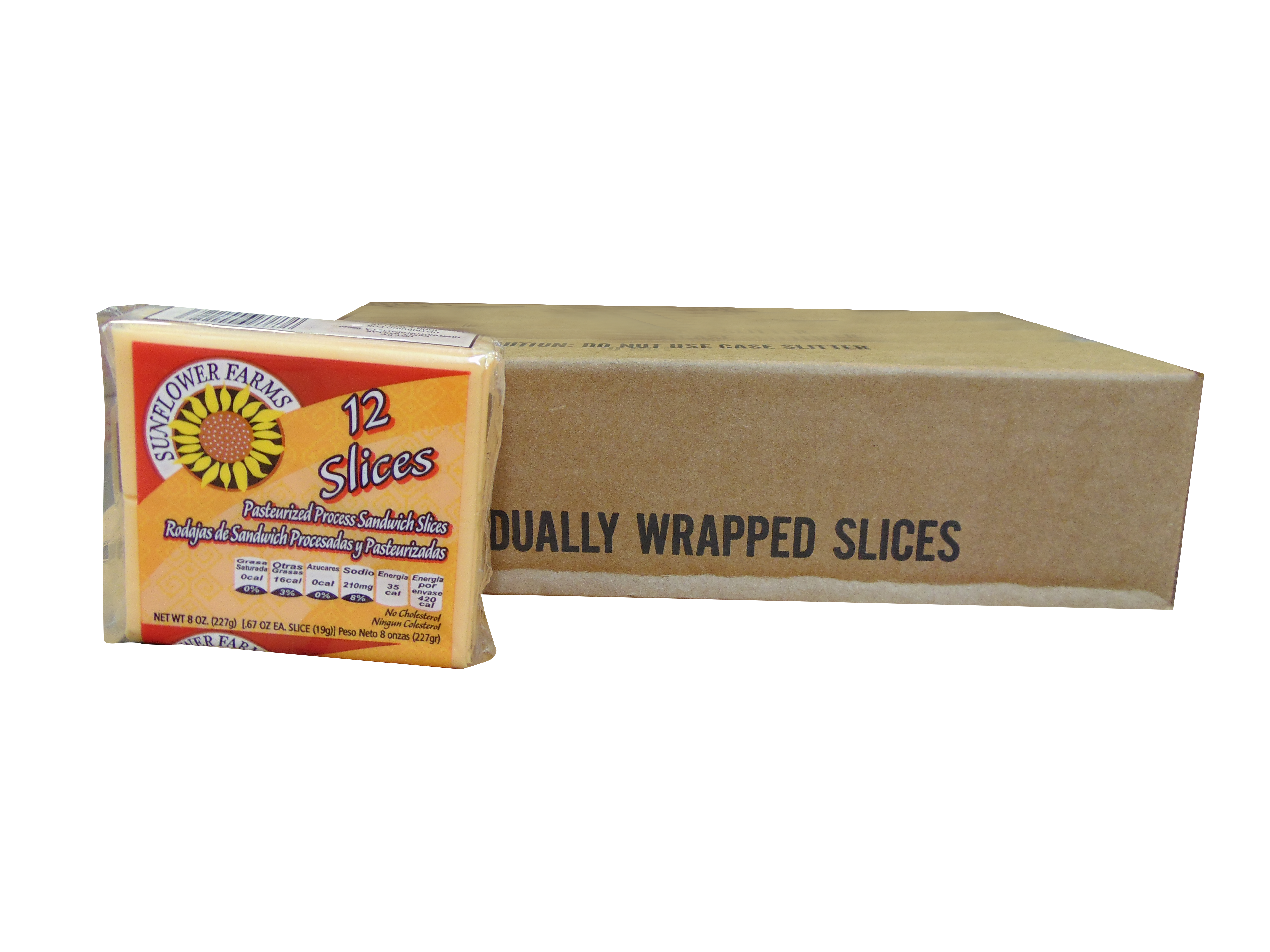 QUESO AMARILLO PAQUETE SUN FLOWER 12/8 OZ