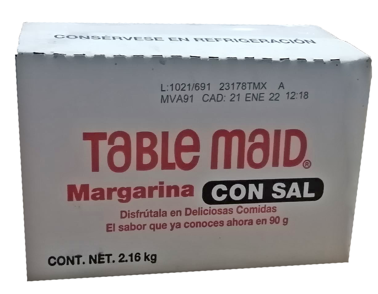 MARGARINA CON SAL BARRA TABLE MAID 24/90GR