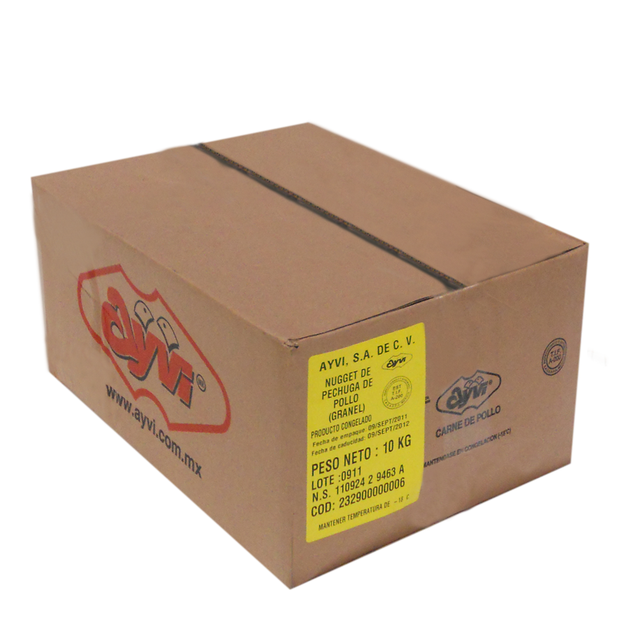 NUGGETS DE POLLO AYVI 10 KG