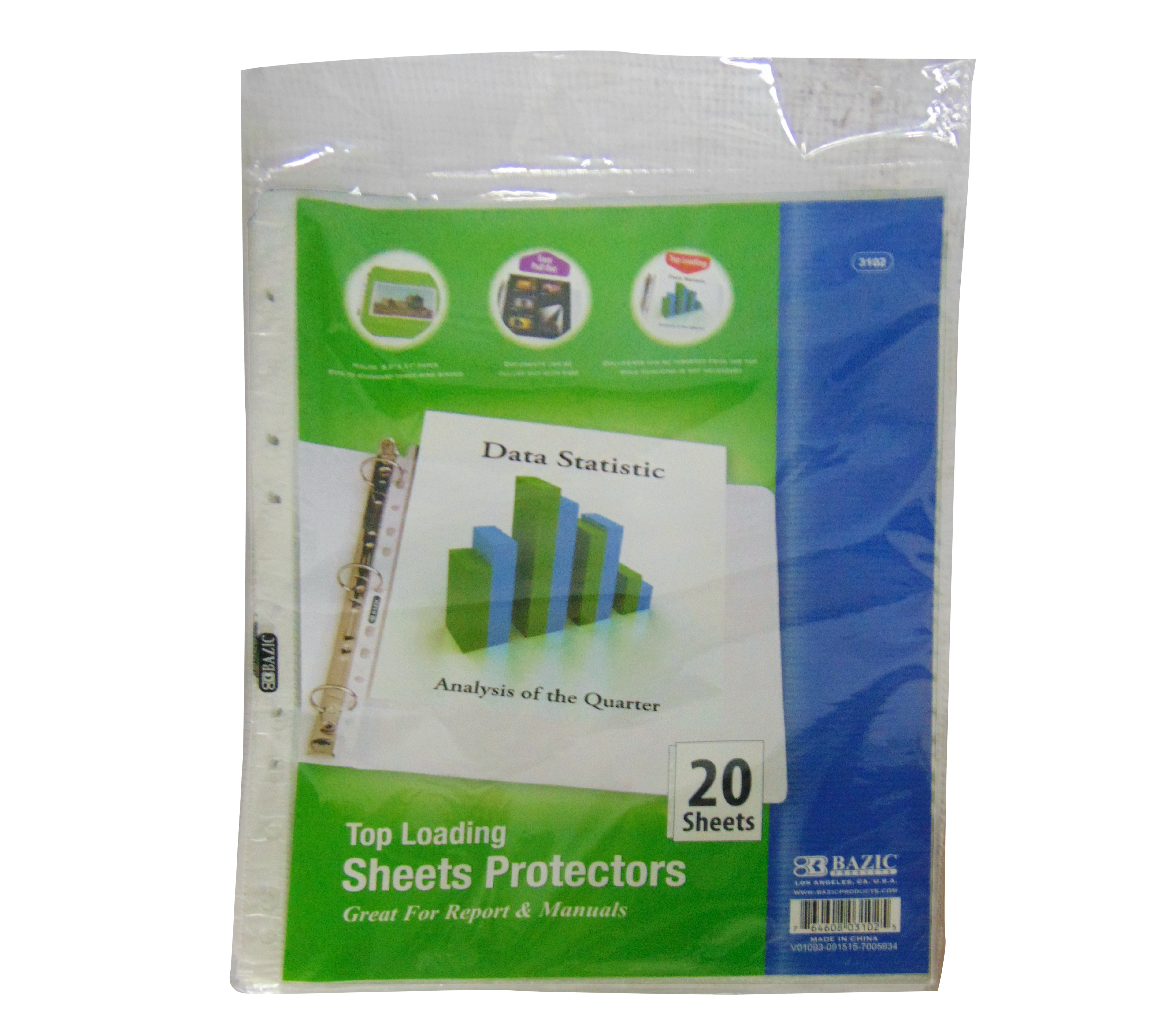 PROTECTORES DE HOJAS T/CARTA 20PZ 4/36/1PQ