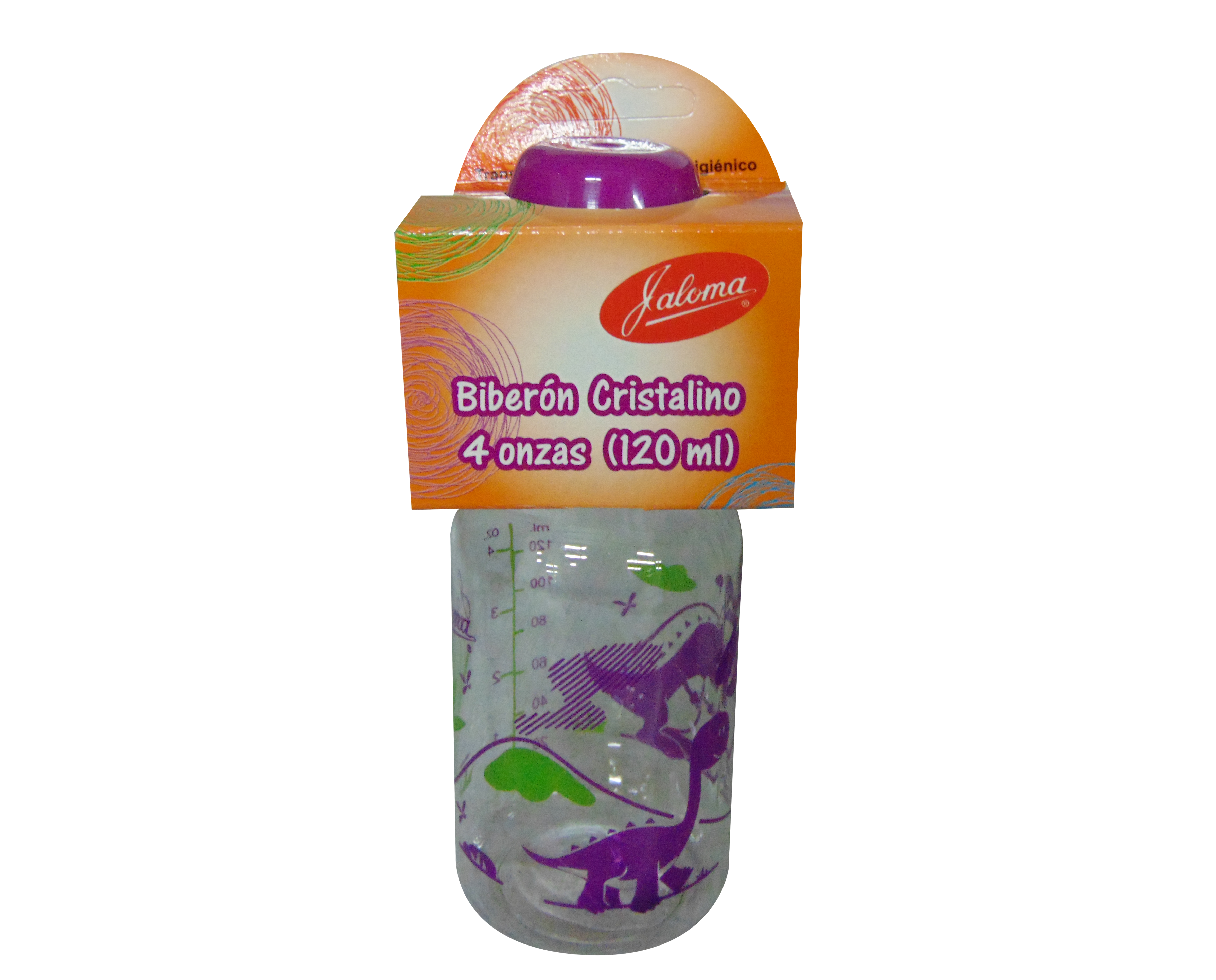 BIBERON TAPA MORADA JALOMA 25/4 OZ