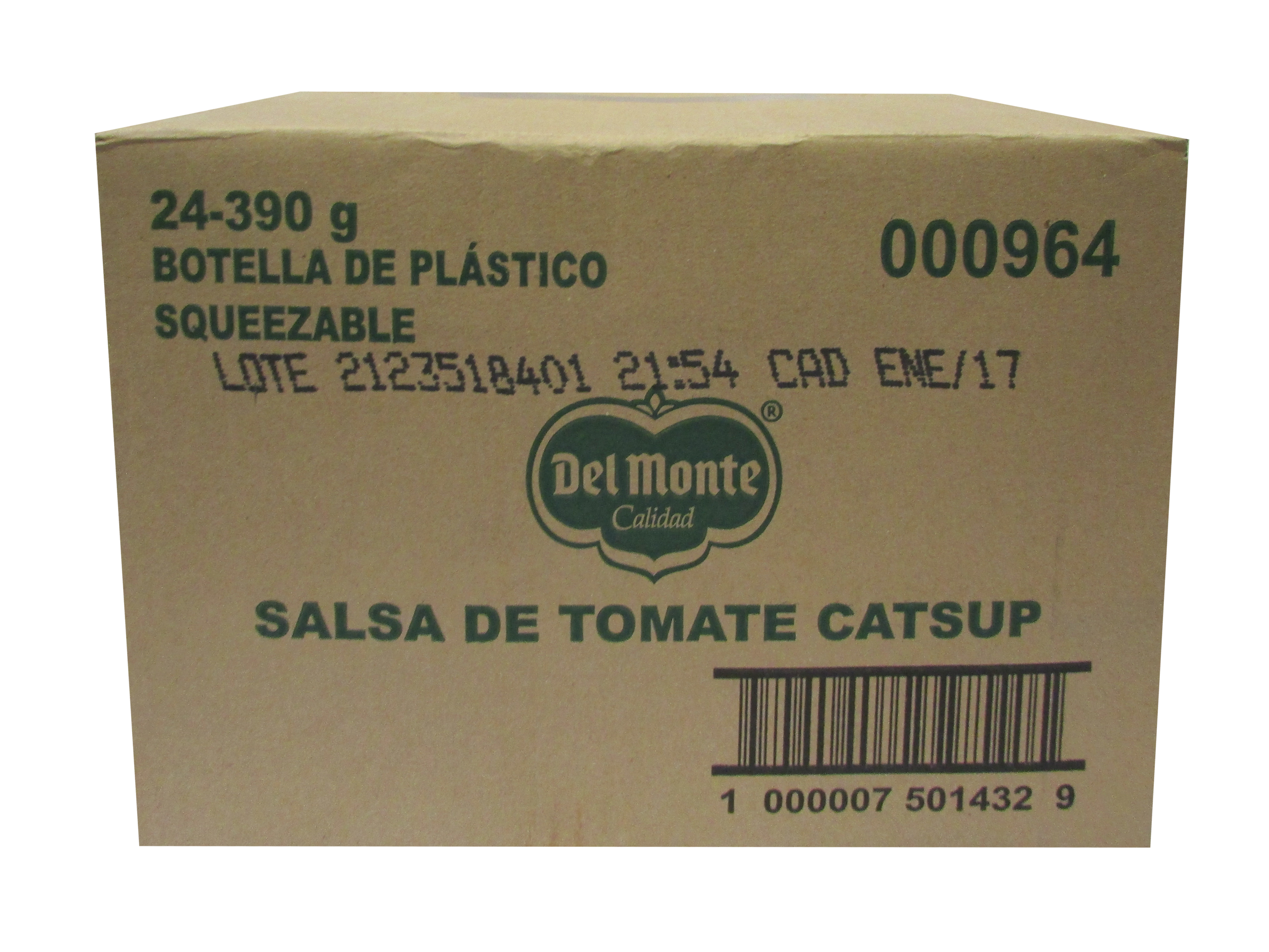 SALSA CATSUP DEL MONTE 24/320 GR