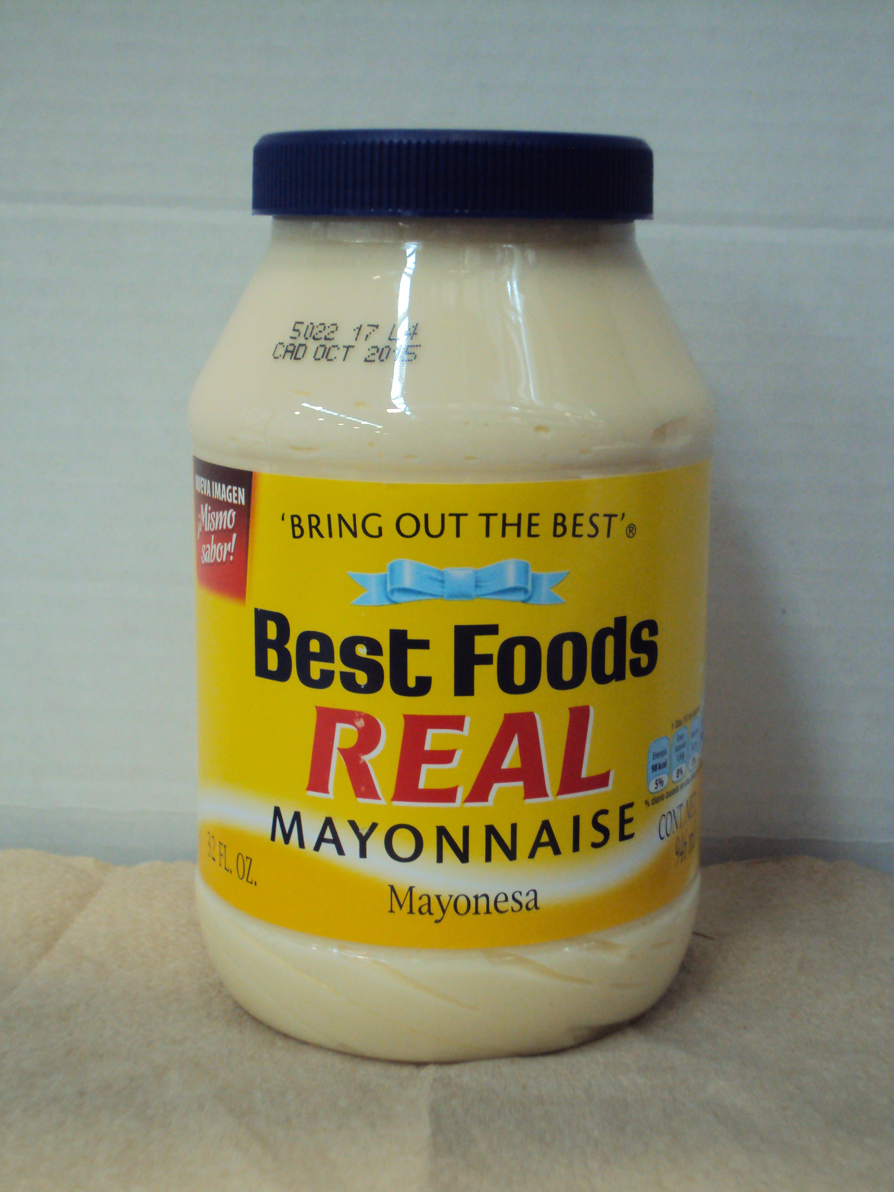 MAYONESA BEST FOODS 12/946 ML.