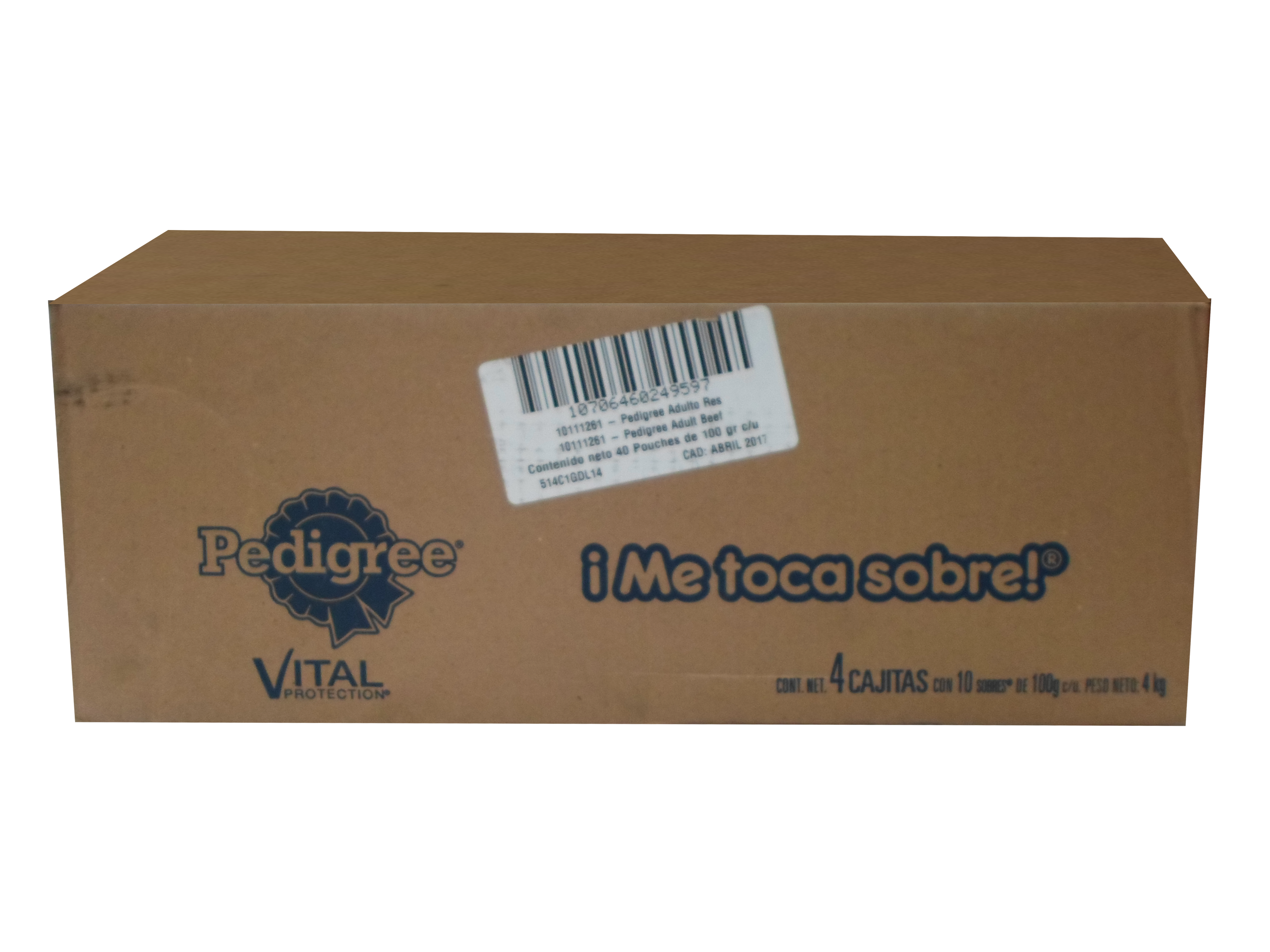 COMIDA P/PERRO ADULTO RES PEDIGREE POUCHES 12/100 GR