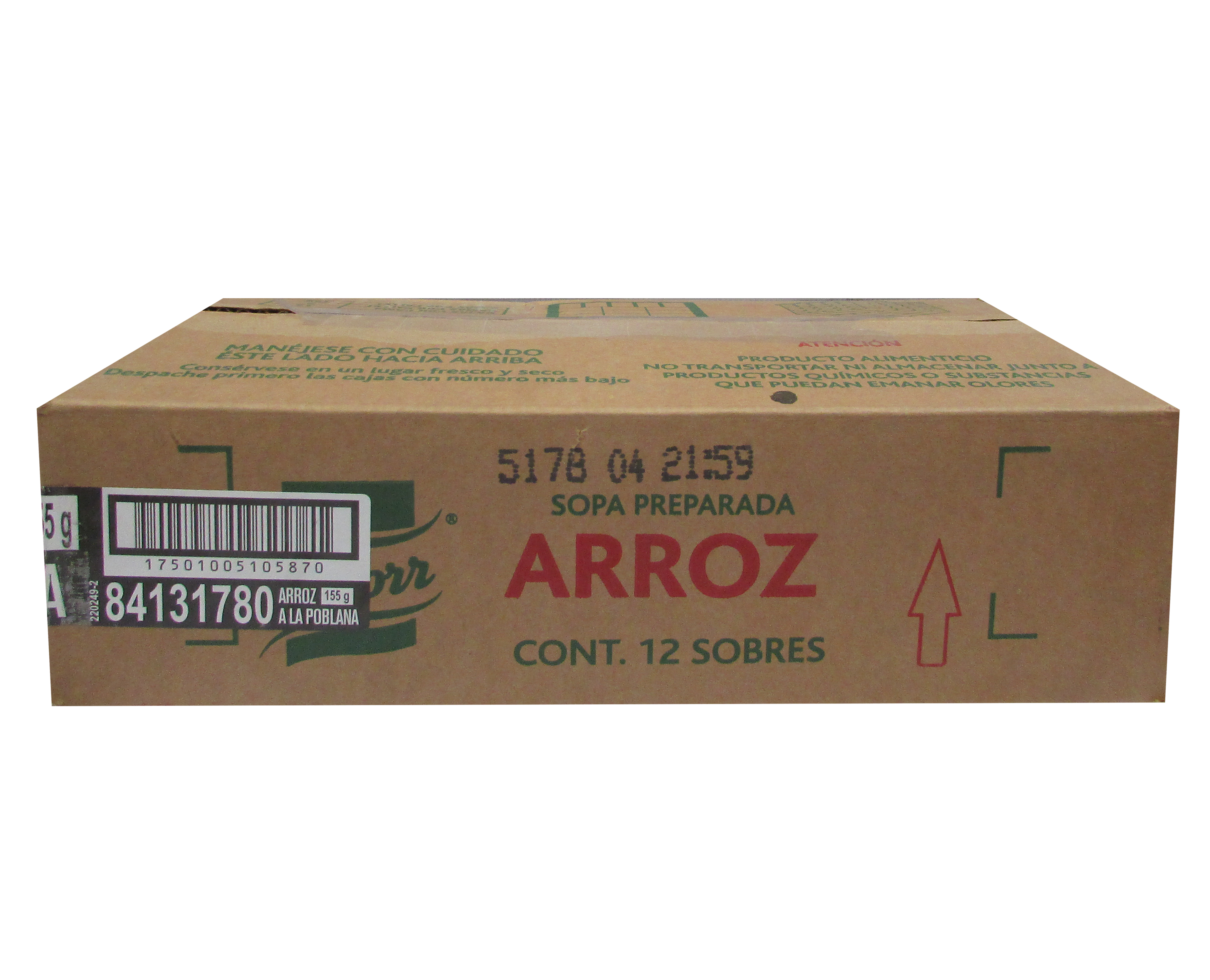 SOPA ARROZ A LA POBLANA KNORR 12/155GR