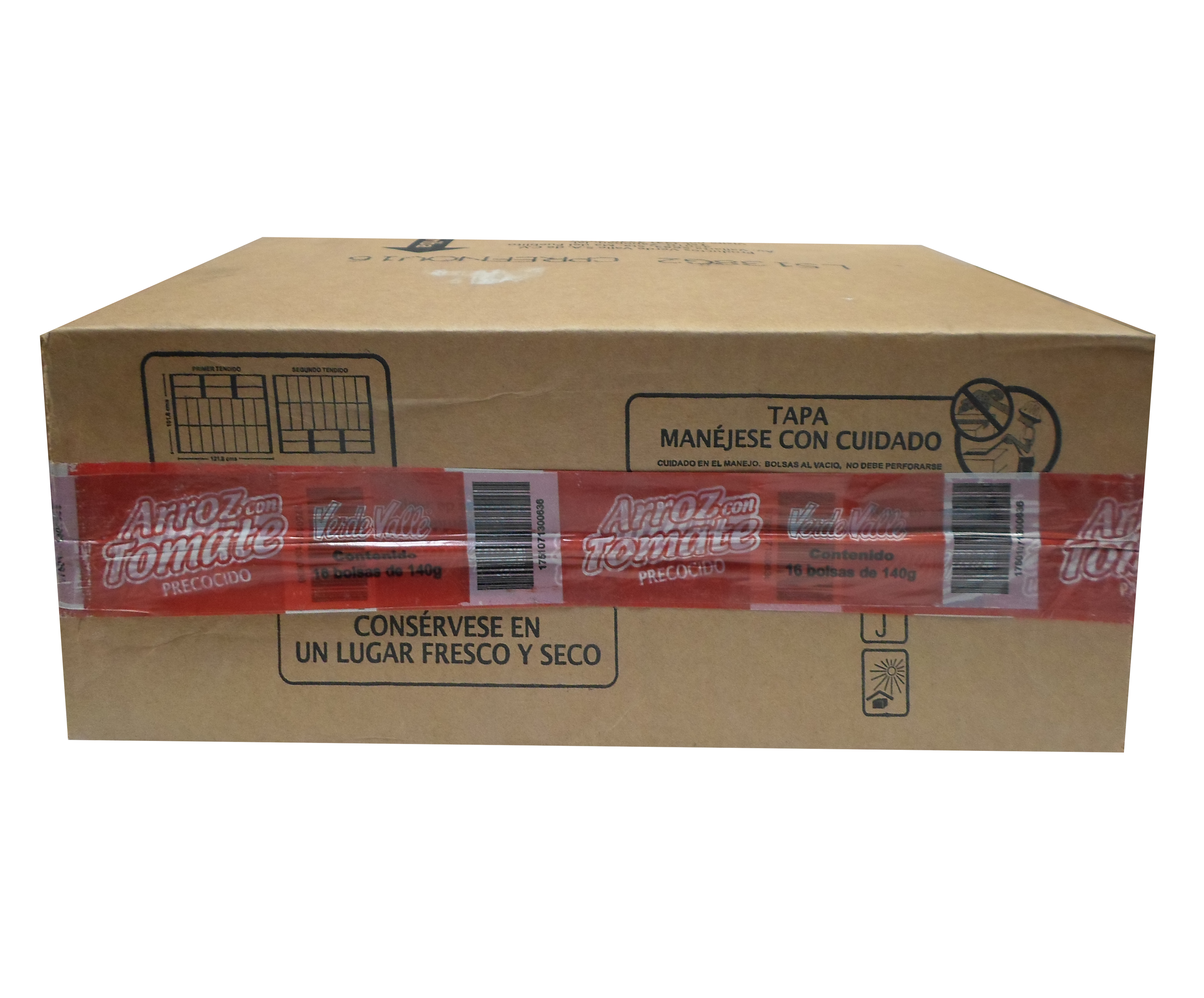 ARROZ C/TOMATE PRECOCIDO VERDE VALLE 16/140 GR