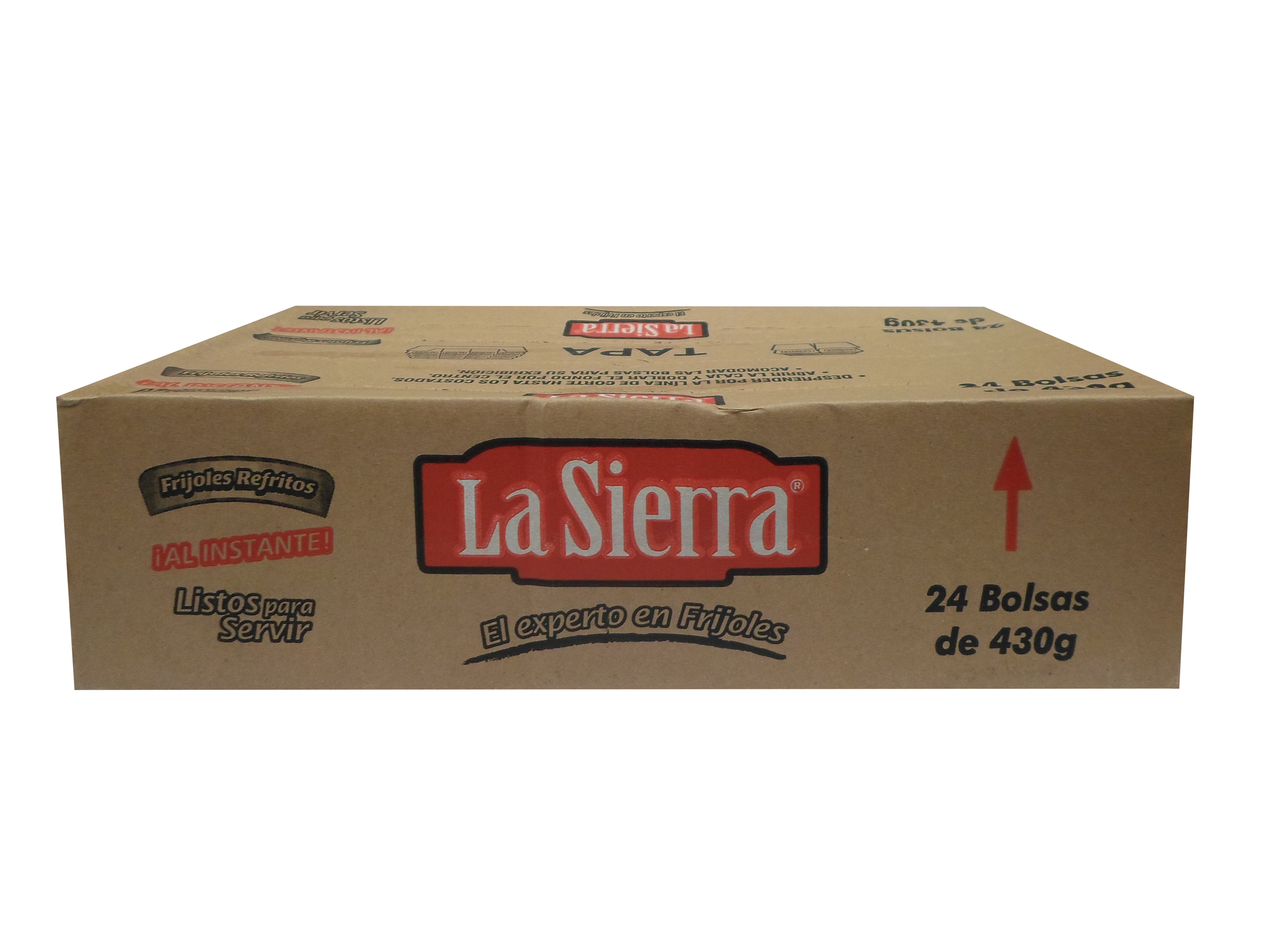 FRIJOLES REFRITOS BAYOS BOLSA LA SIERRA 24/430 GR.