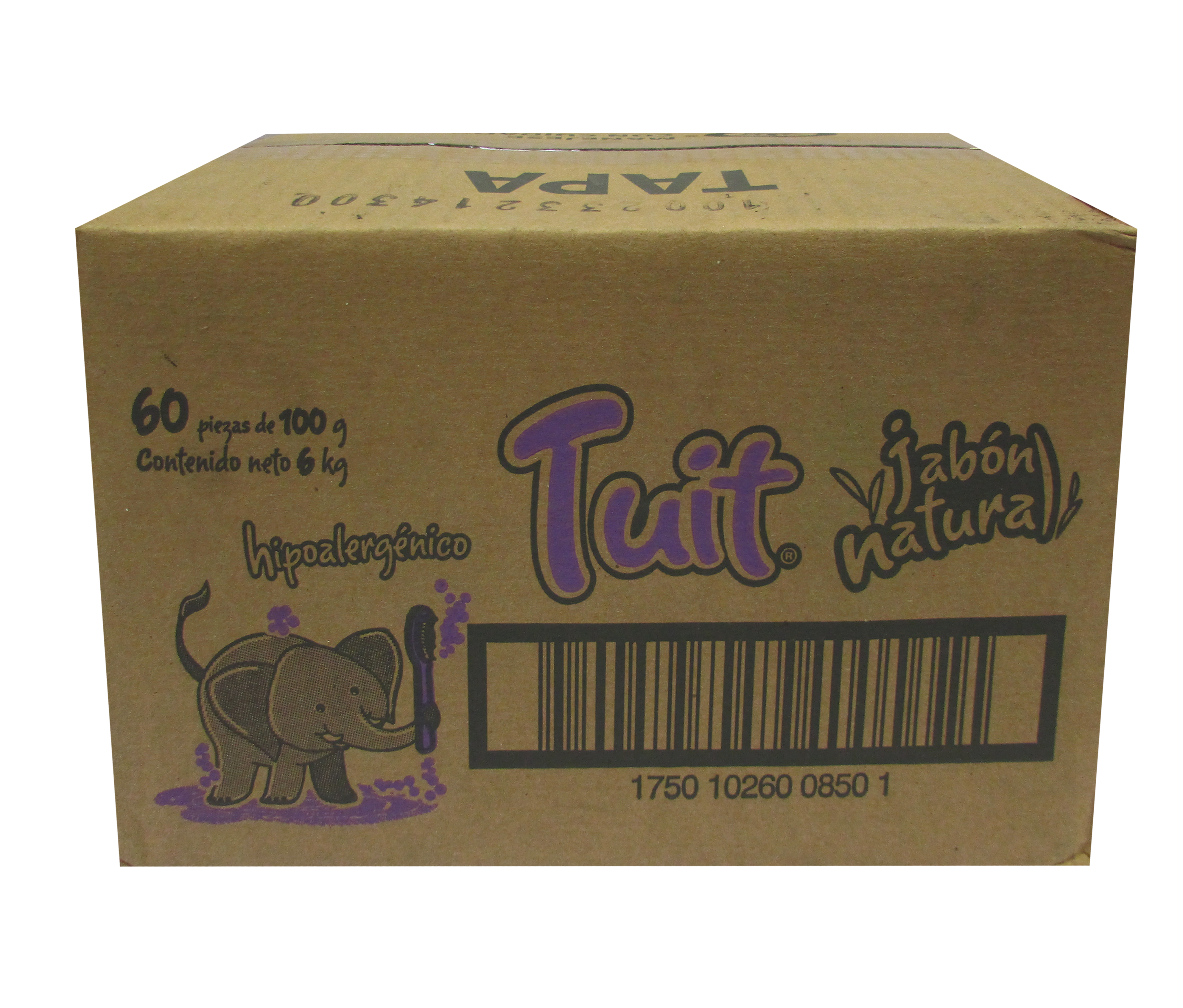 JABON DE TOCADOR NATURAL TUIT 60/100 GR