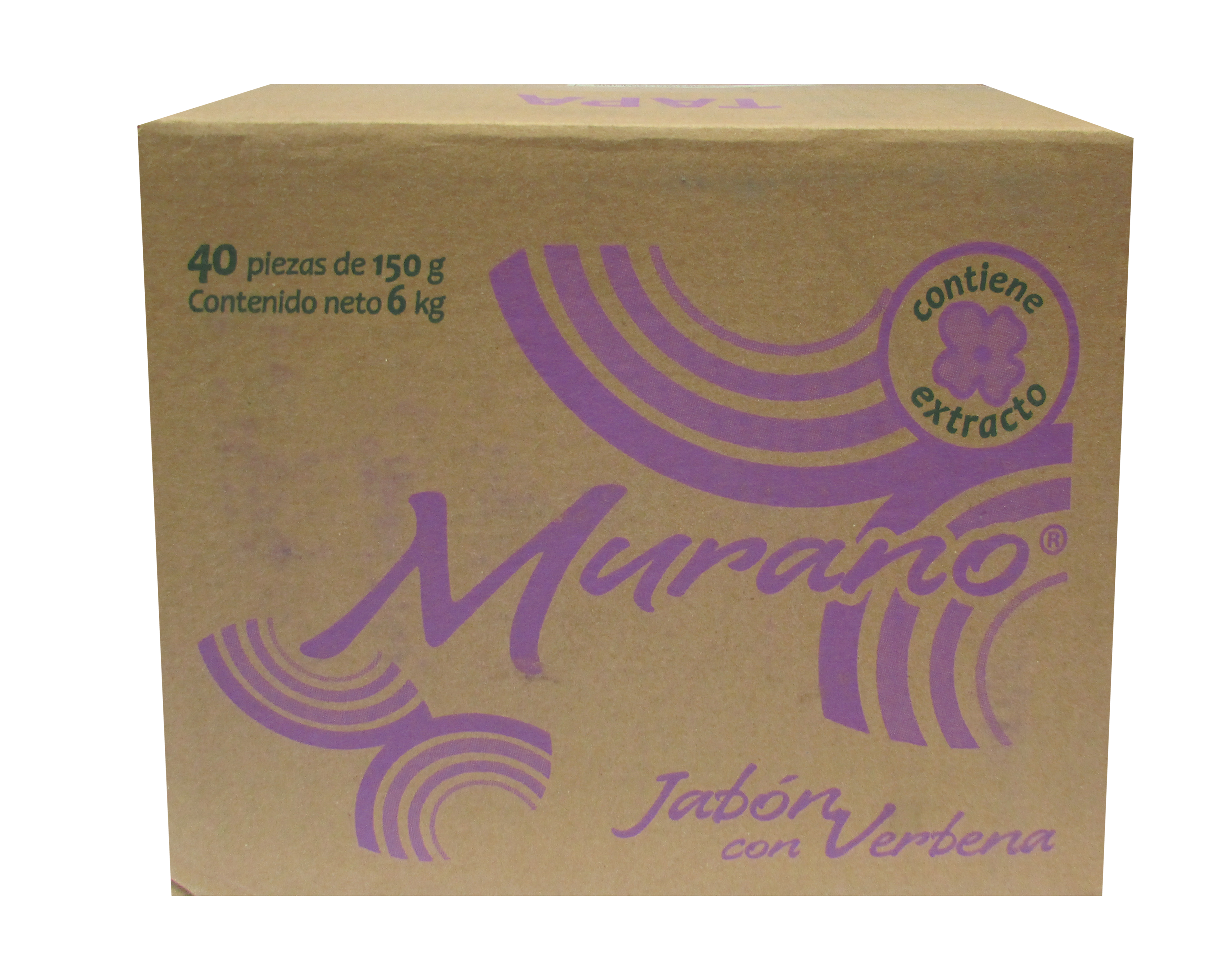 JABON DE TOCADOR MURANO CON VERBENA 40/150 GR