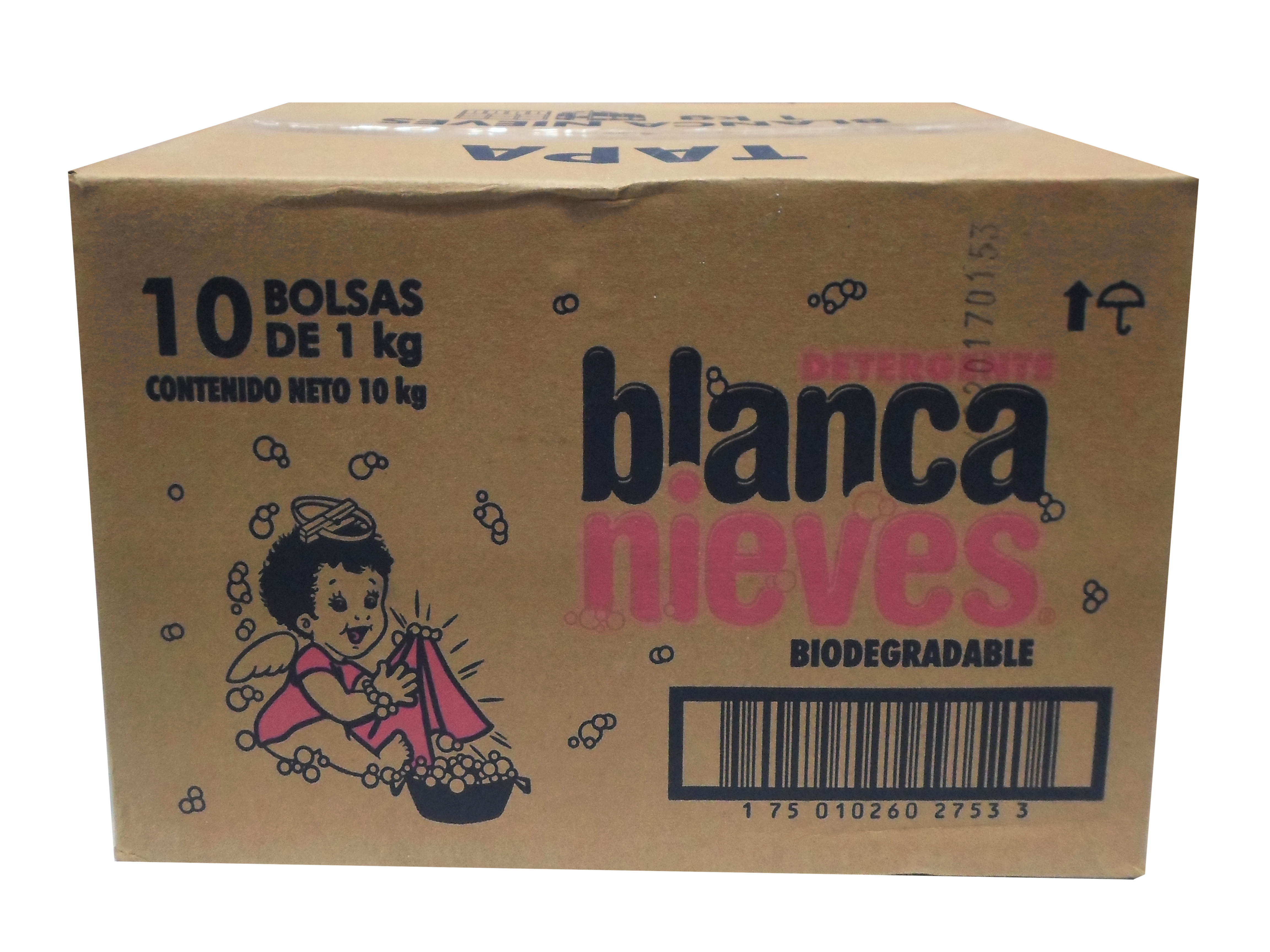 DETERGENTE POLVO BLANCA NIEVES 10/ 1 KG