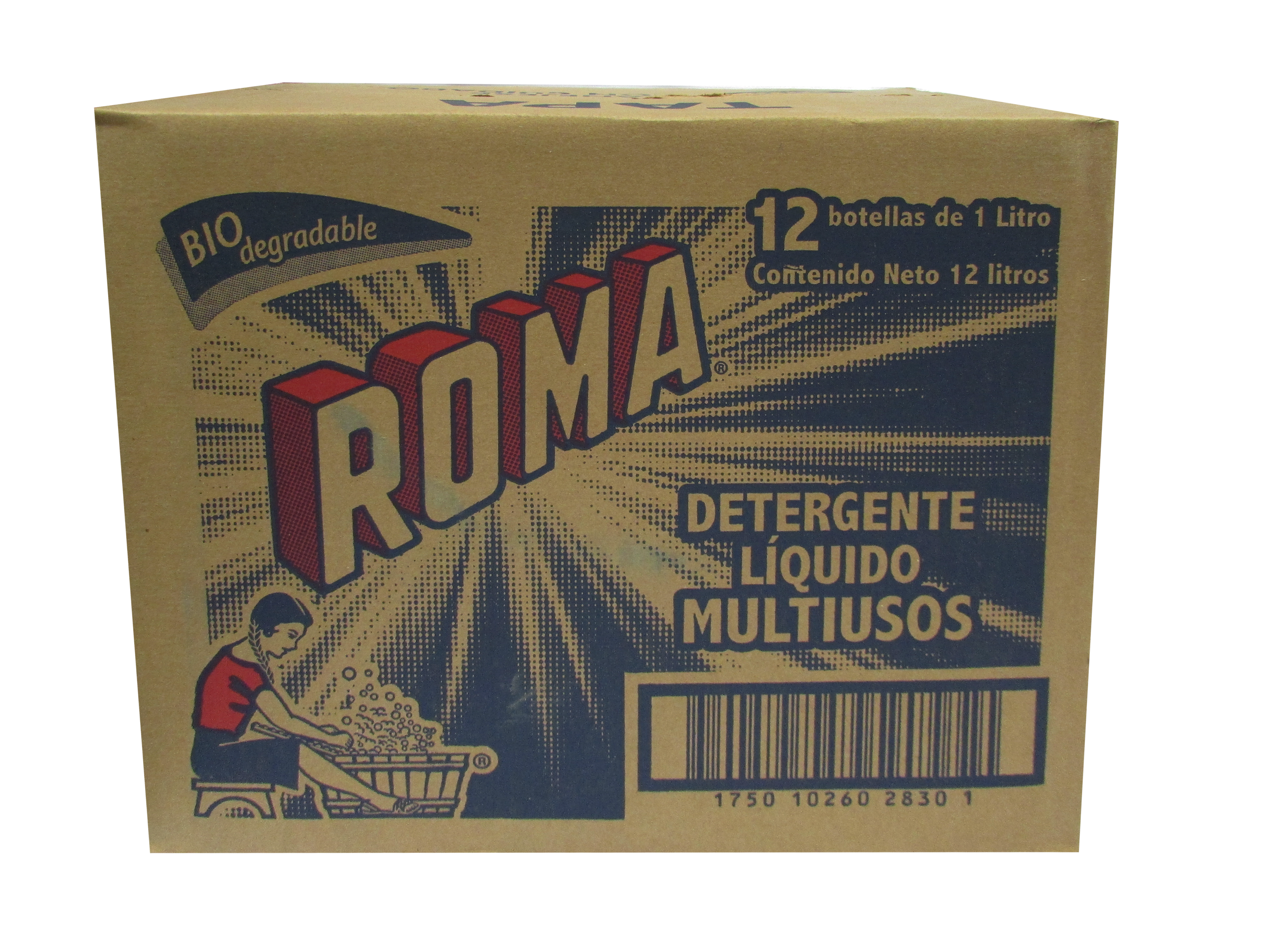 DETERGENTE LIQUIDO ROMA 12/1 LT.