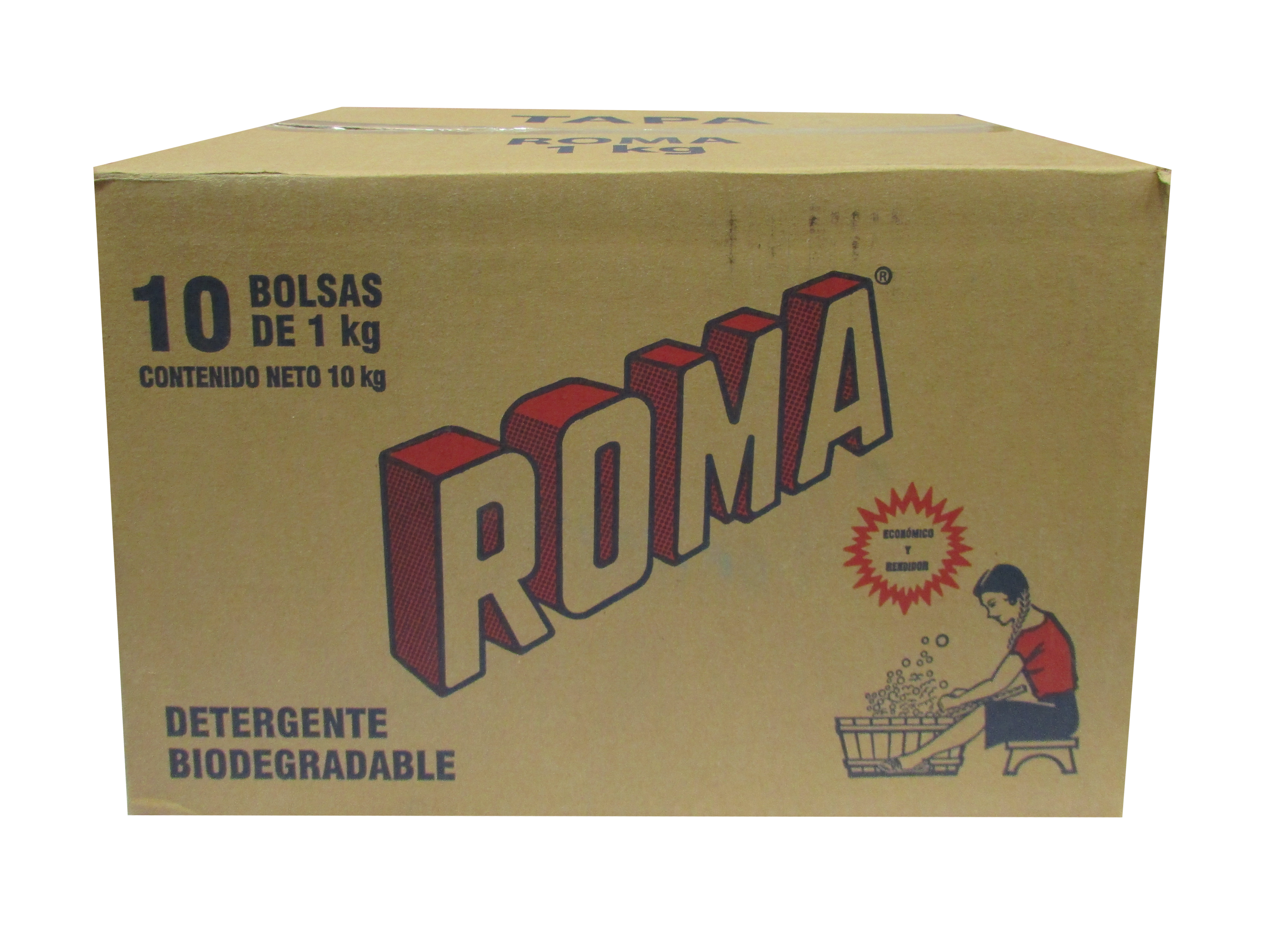 DETERGENTE POLVO ROMA 10/1 KG