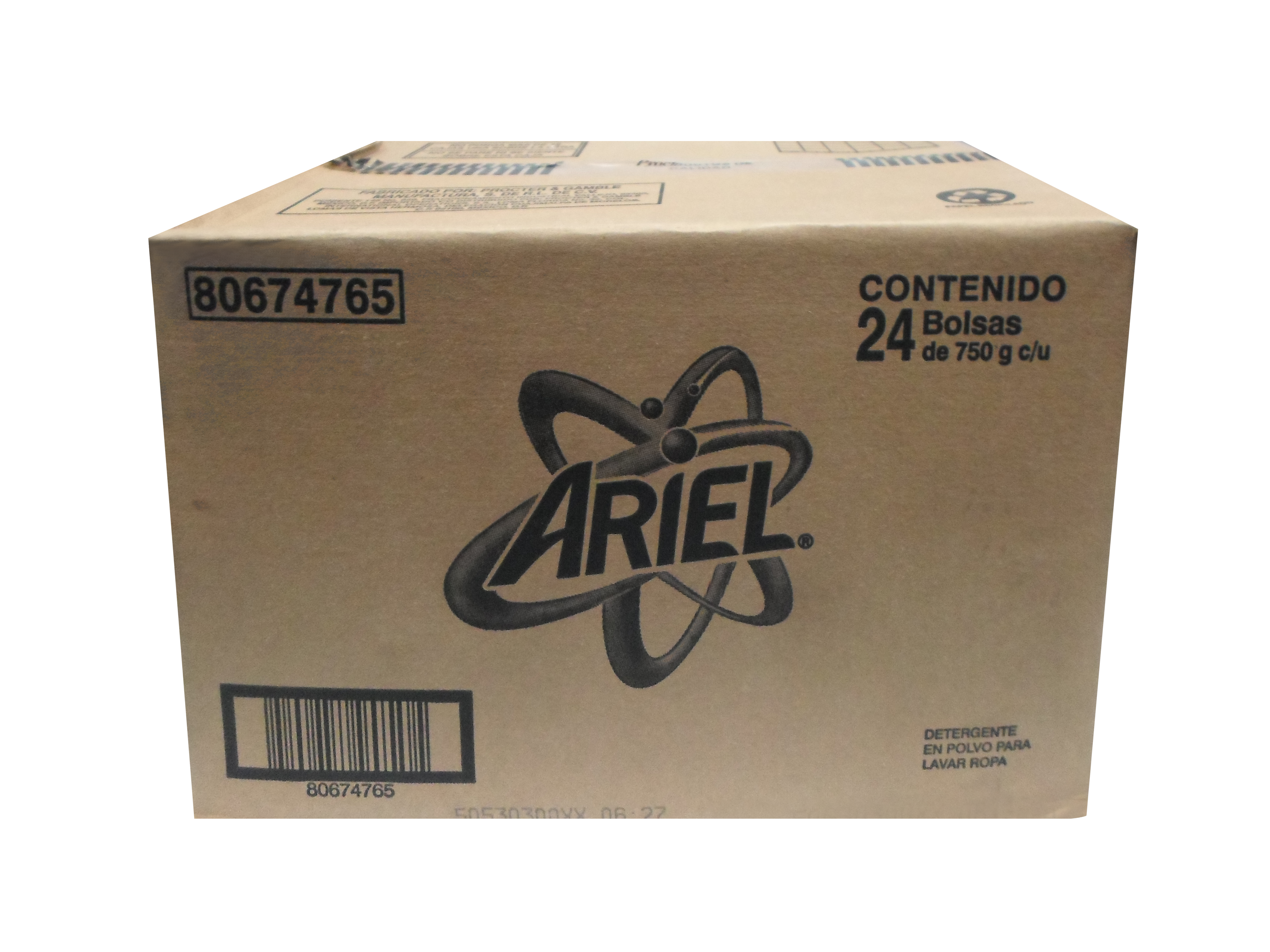 DETERGENTE POLVO ARIEL REGULAR 24/750 GR