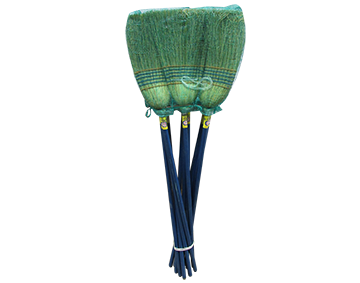 ESCOBA DOBLE D 6 HILOS AZUL 12/1 PZ