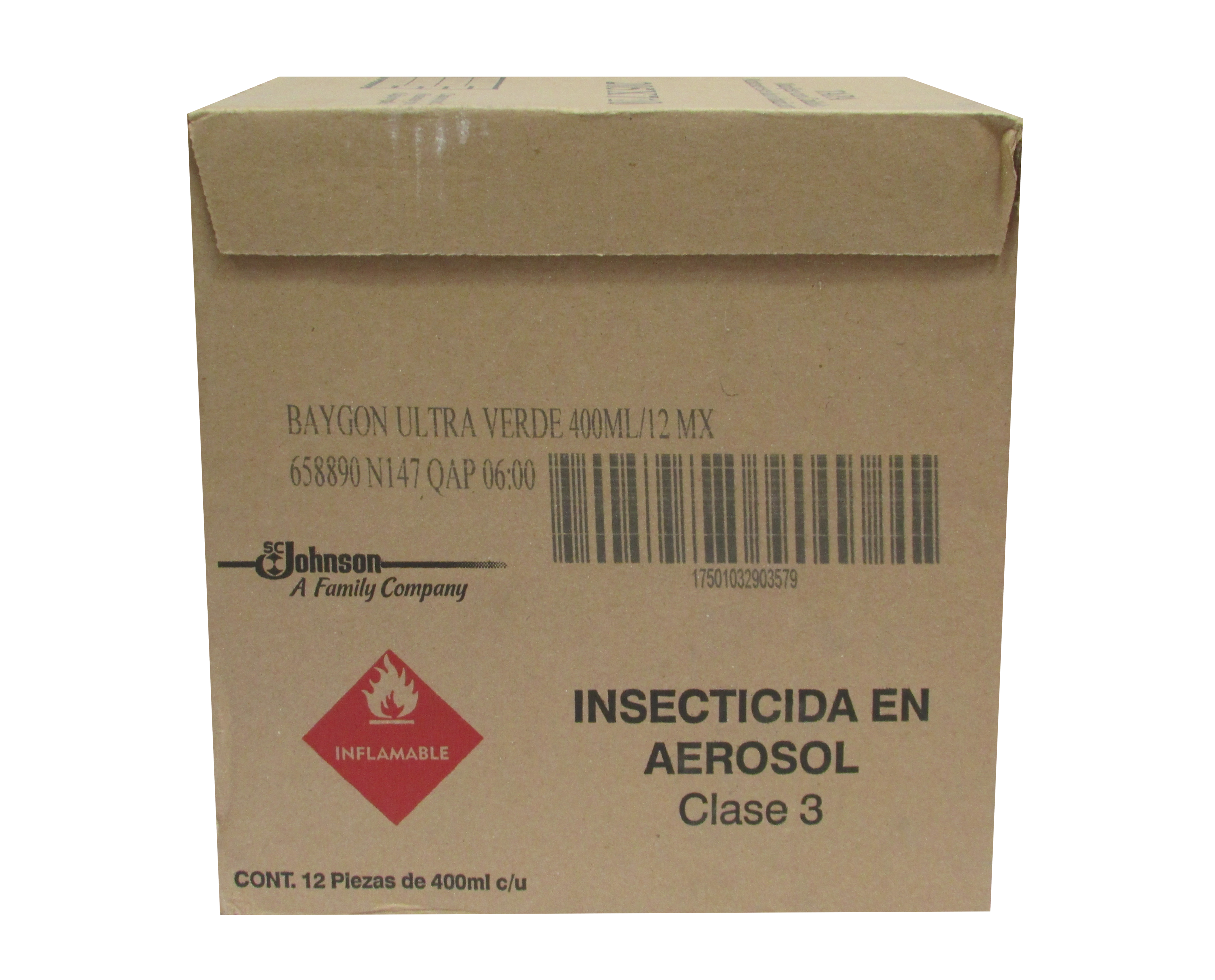 INSECTICIDA BAYGON ULTRA VERDE 12/400 ML