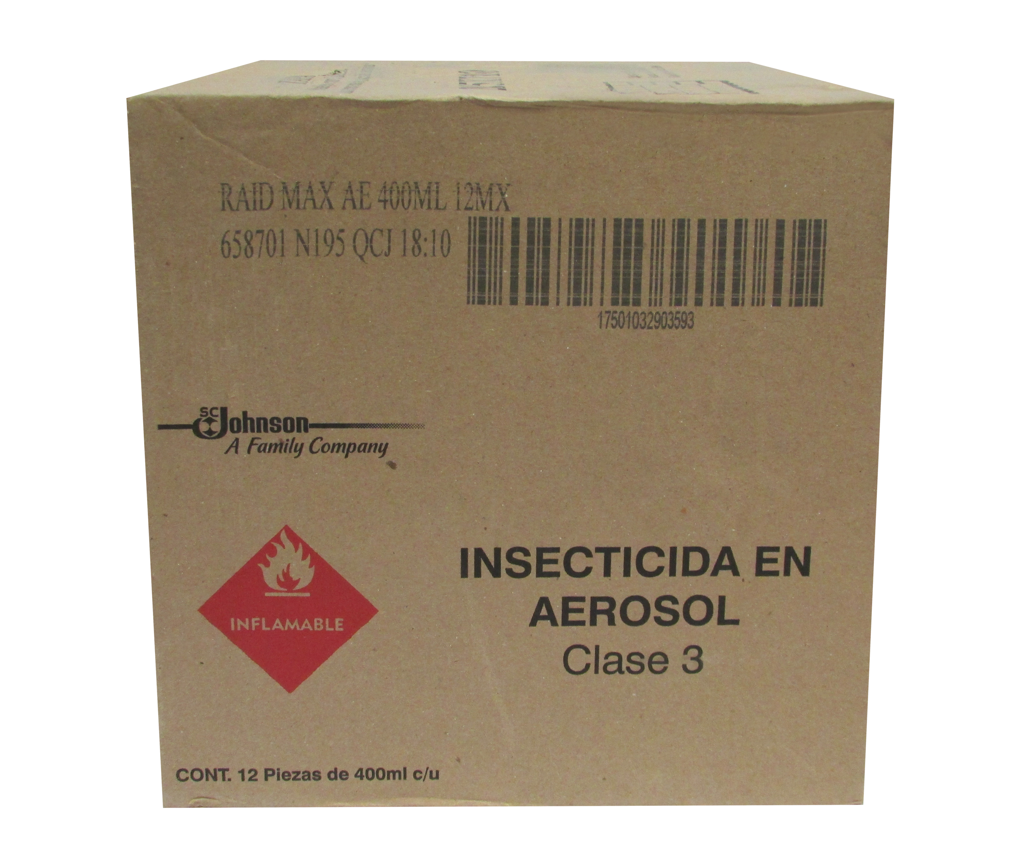 INSECTICIDA RAID MAX 12/400 ML