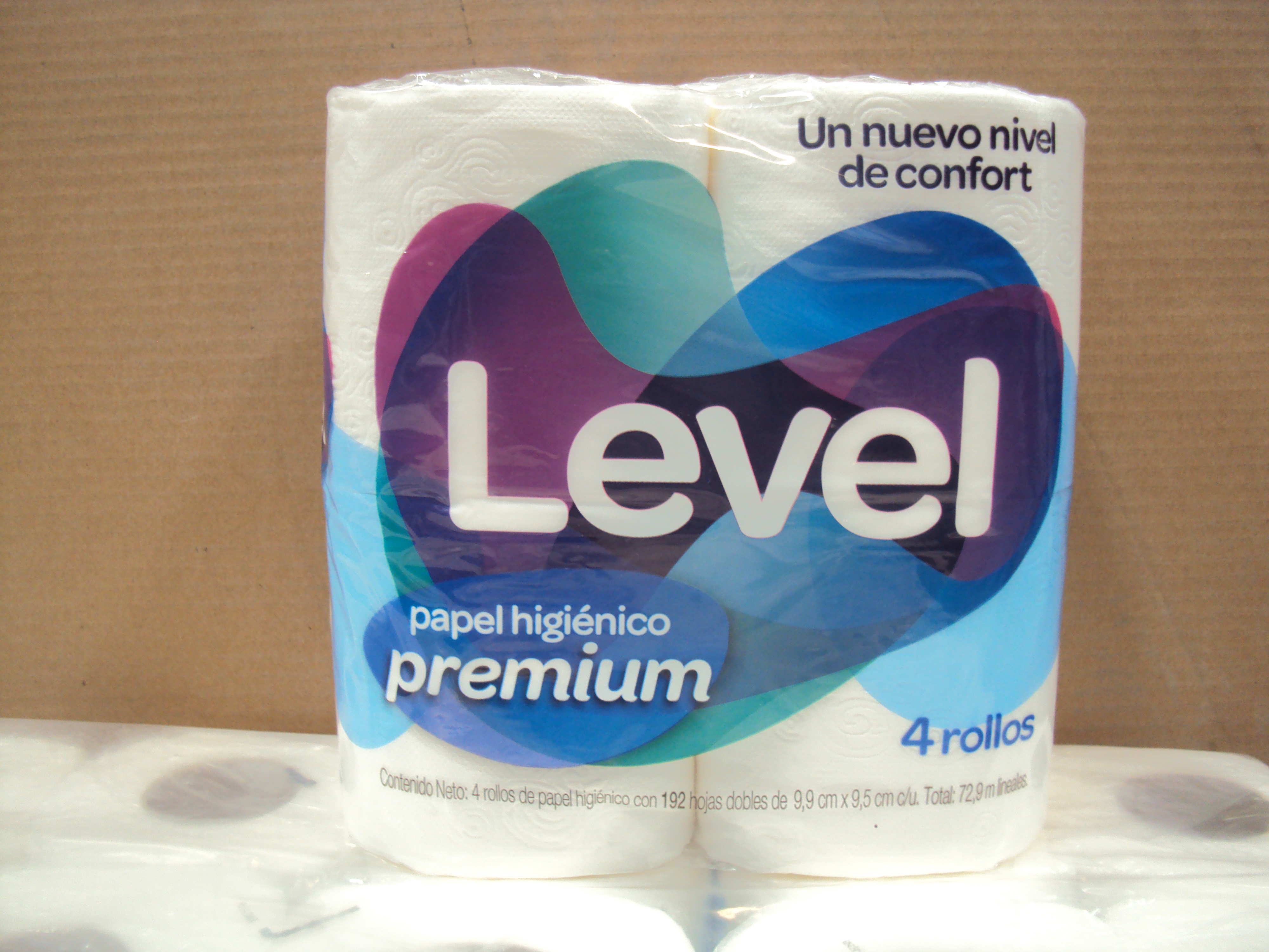 PAPEL HIGIENICO PREMIUM LEVEL 238 HD 4/12 PZ