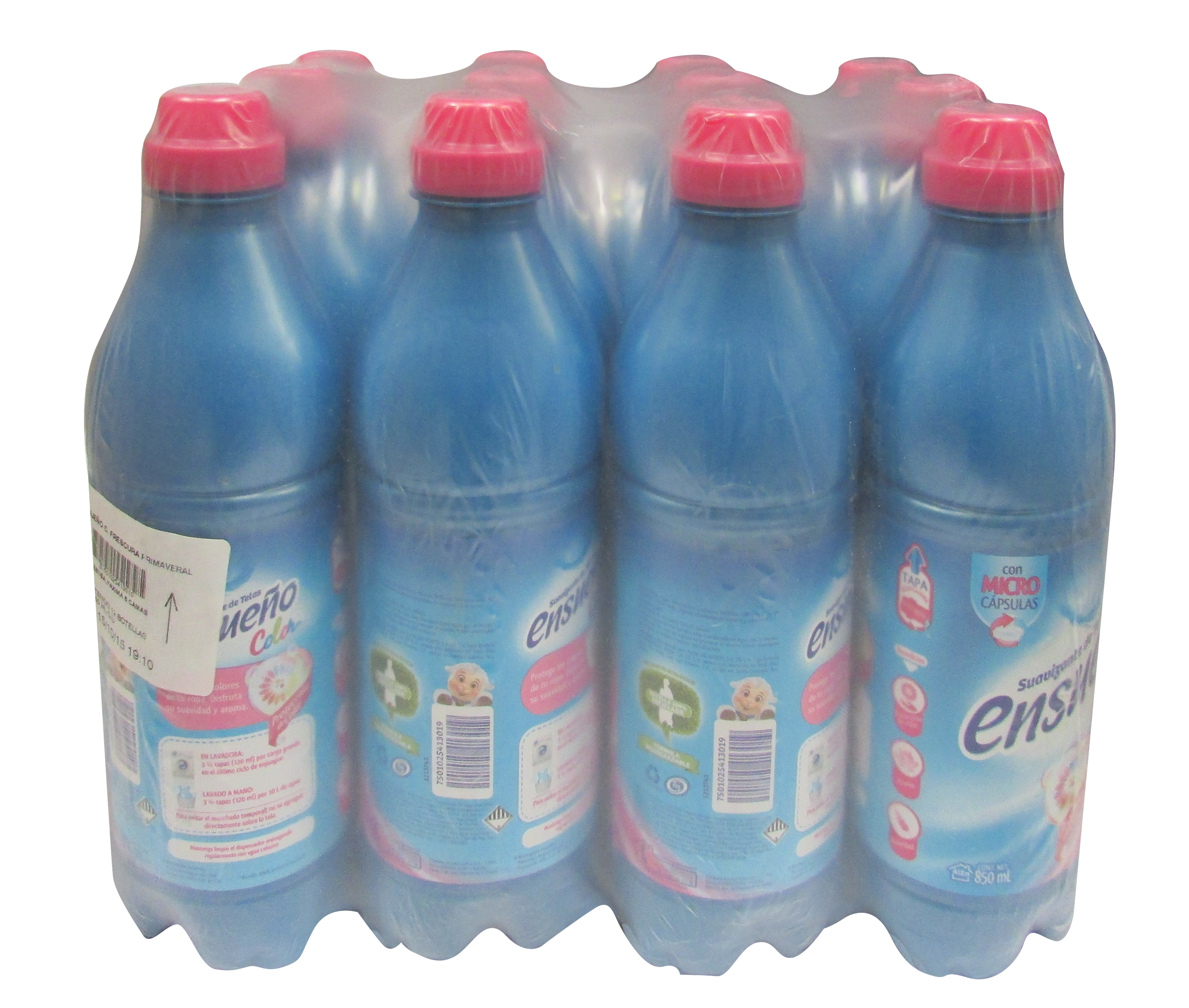 SUAVIZANTE DE TELA ENSUEÑO COLOR FRESCURA PRIMAVERAL 12/850 ML