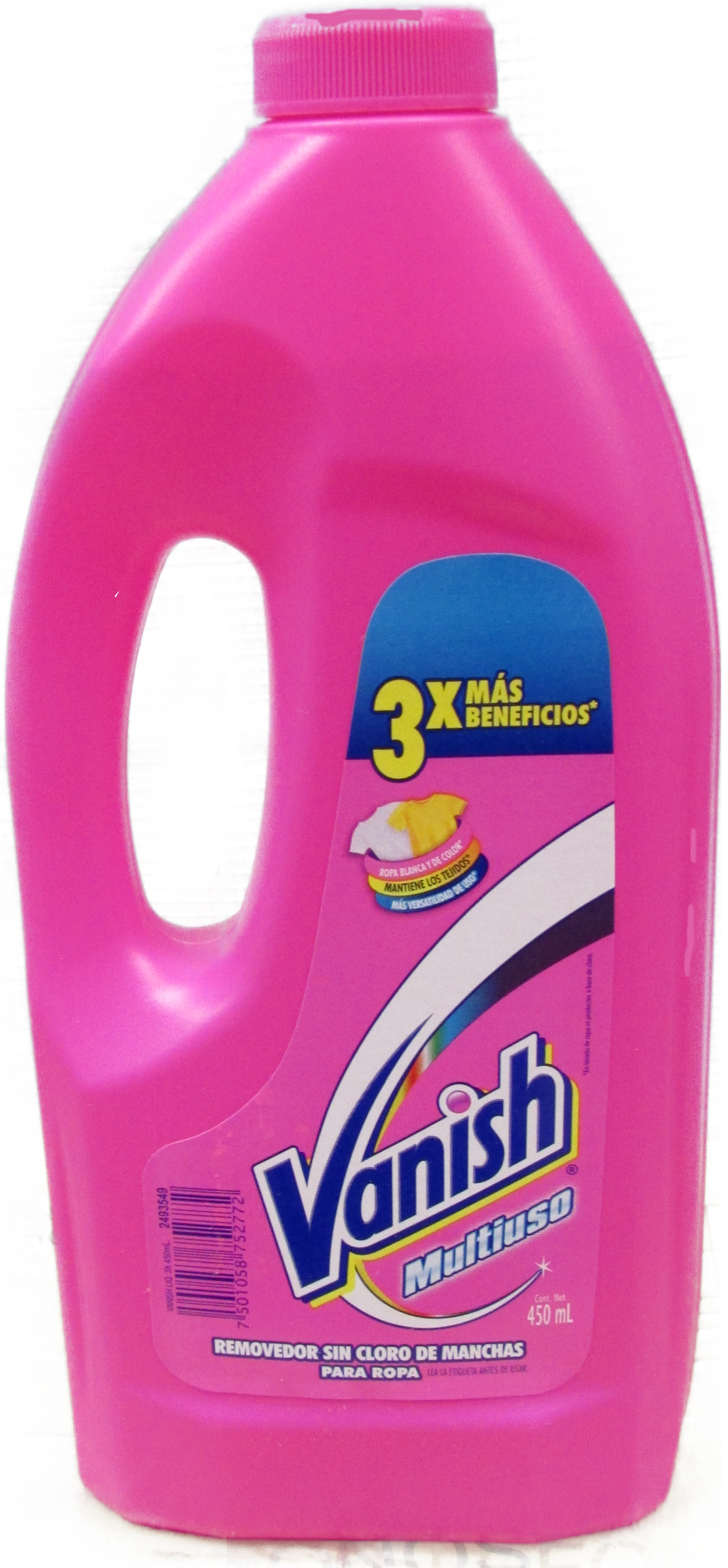 REMOVEDOR DE MANCHAS LIQ. VANISH ROSA 12/420 ML