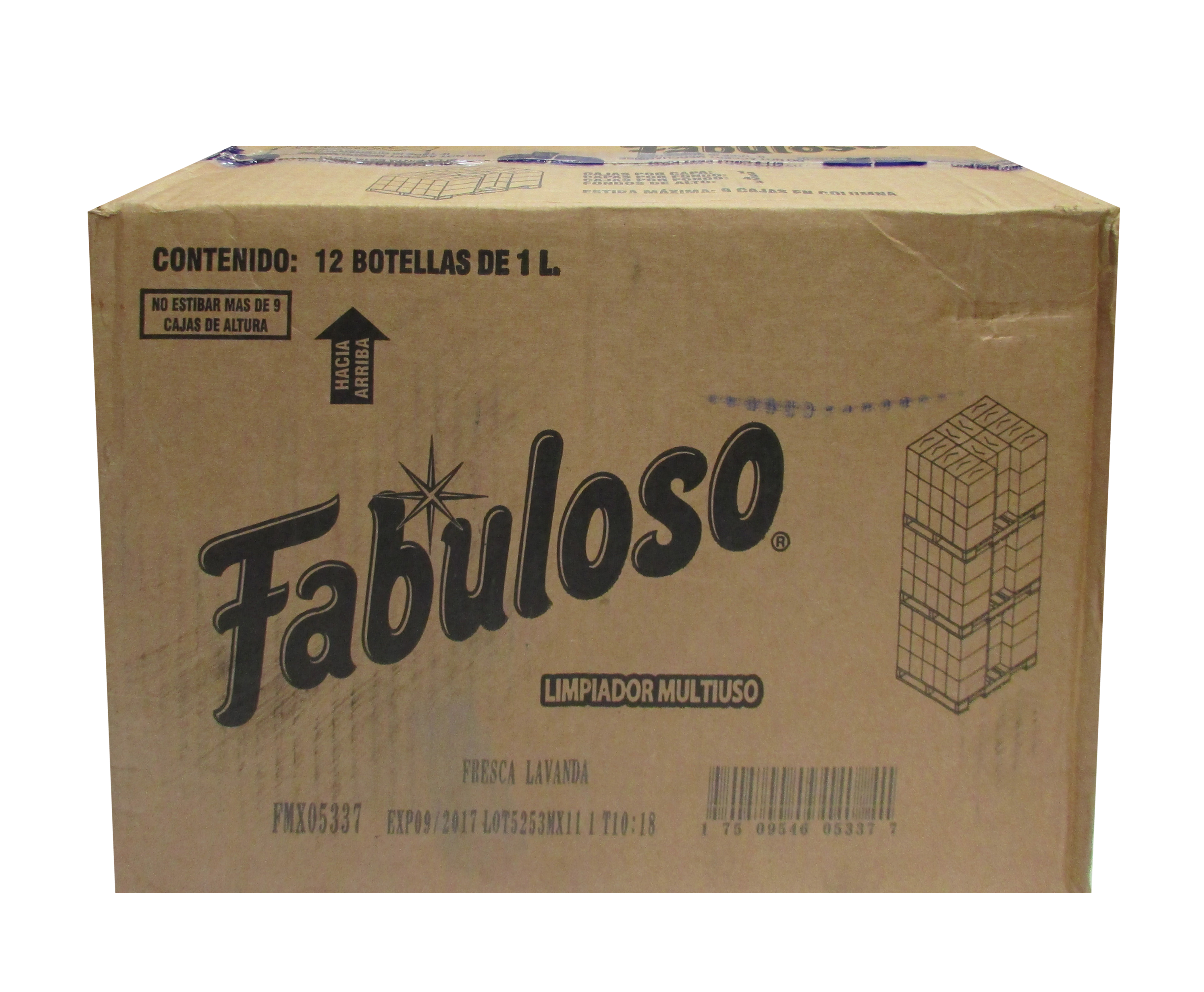 LIMPIADOR LIQ. FABULOSO LAVANDA 12/1 LT.