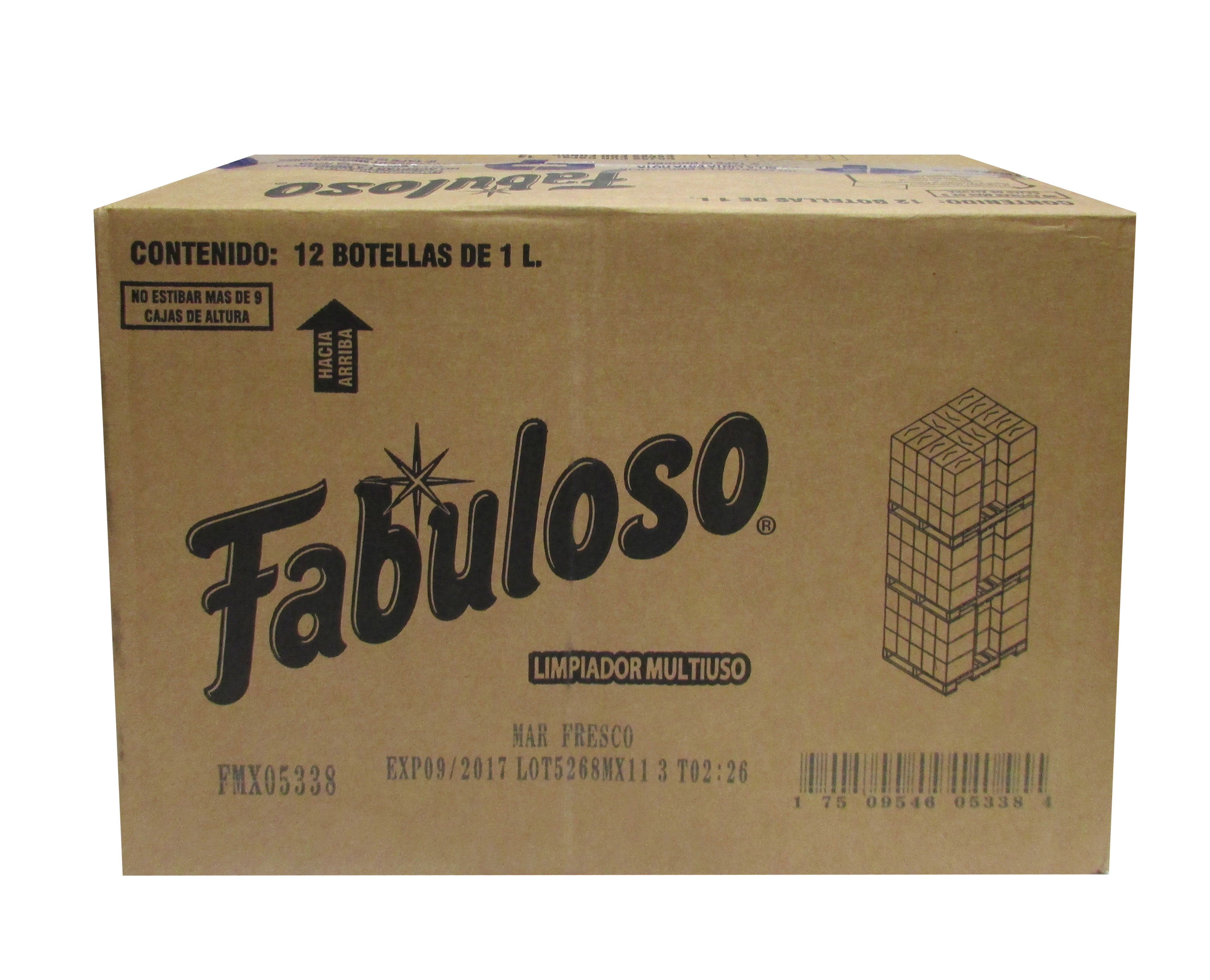 LIMPIADOR LIQ. FABULOSO MAR FRESCO 12/1 LT.