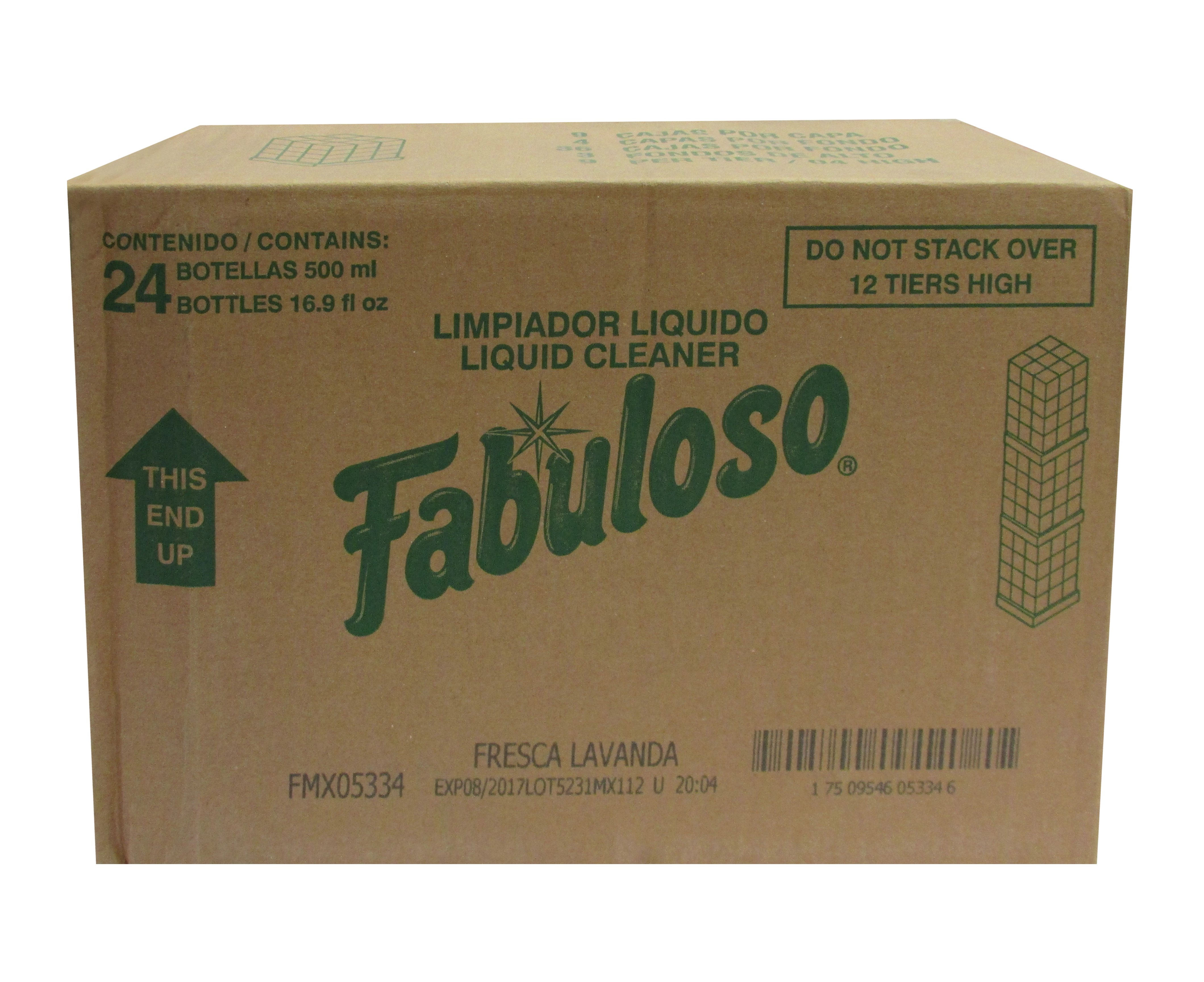 LIMPIADOR LIQ. FABULOSO LAVANDA 24/500 ML.