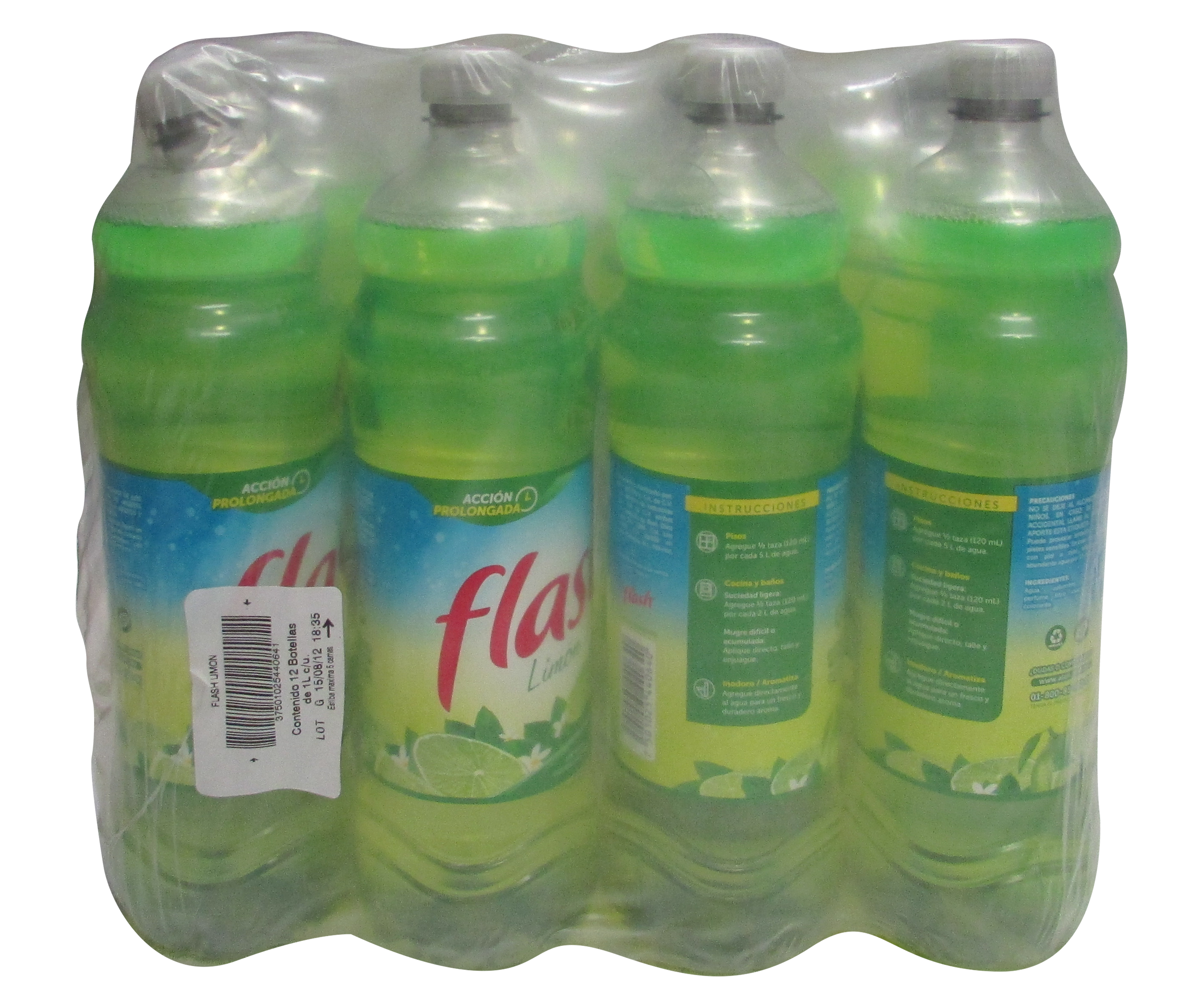 LIMPIADOR LIQ. FLASH LIMON 12/1 LT.