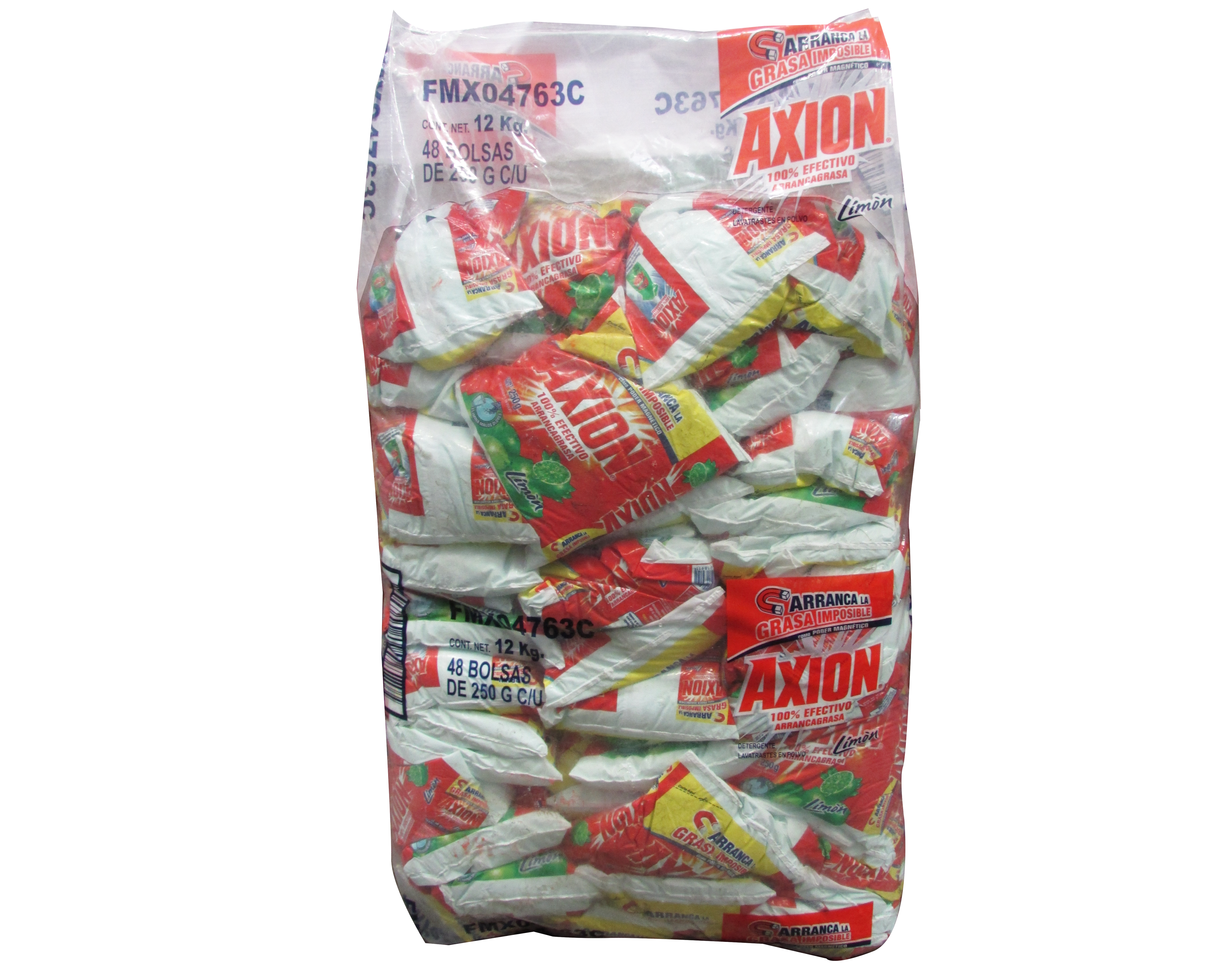 DETERGENTE POLVO LAVATRASTES LIMON AXION 48/250 GR