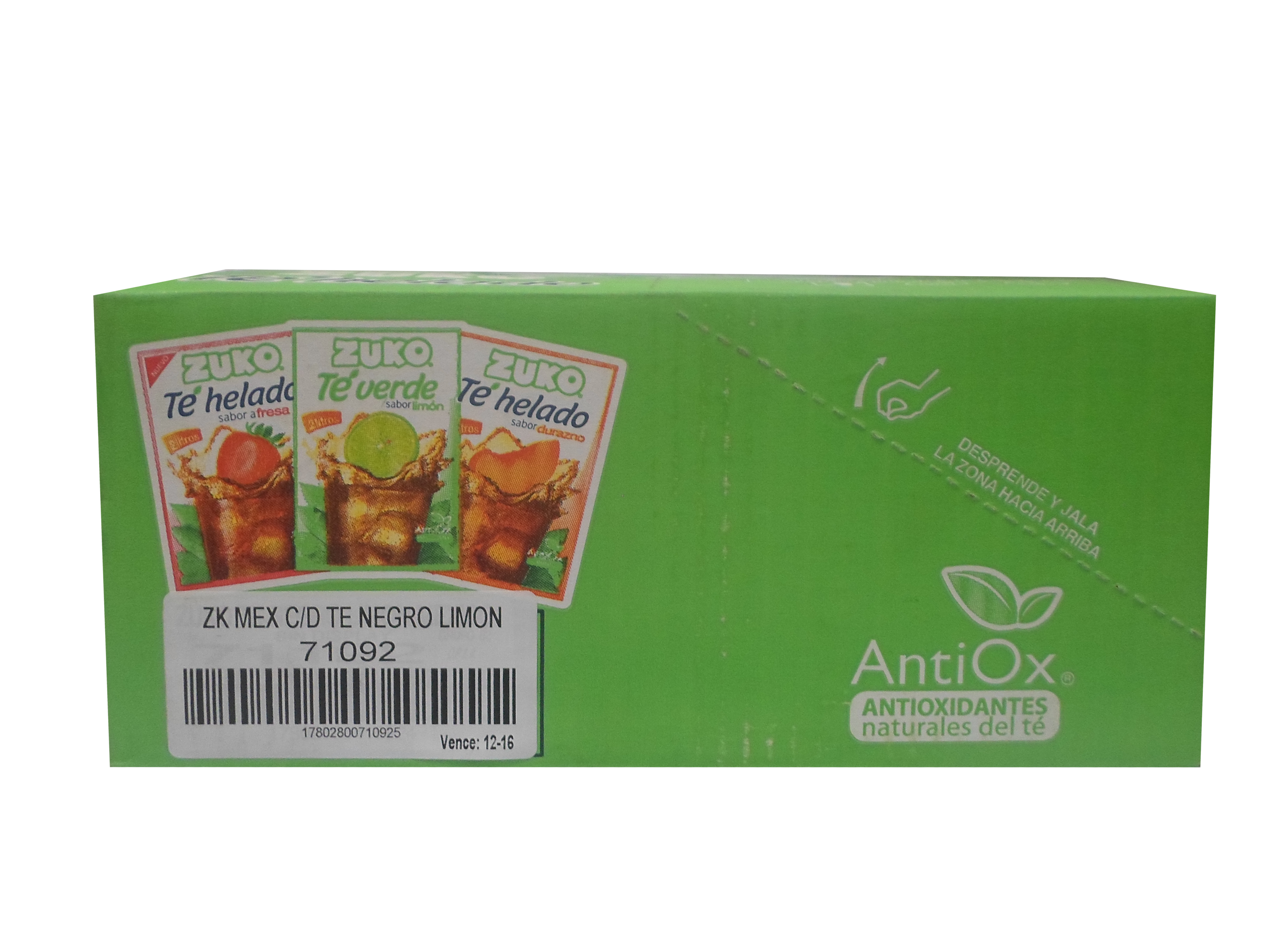 TE NEGRO ZUKO SABOR LIMON 96/13 GR