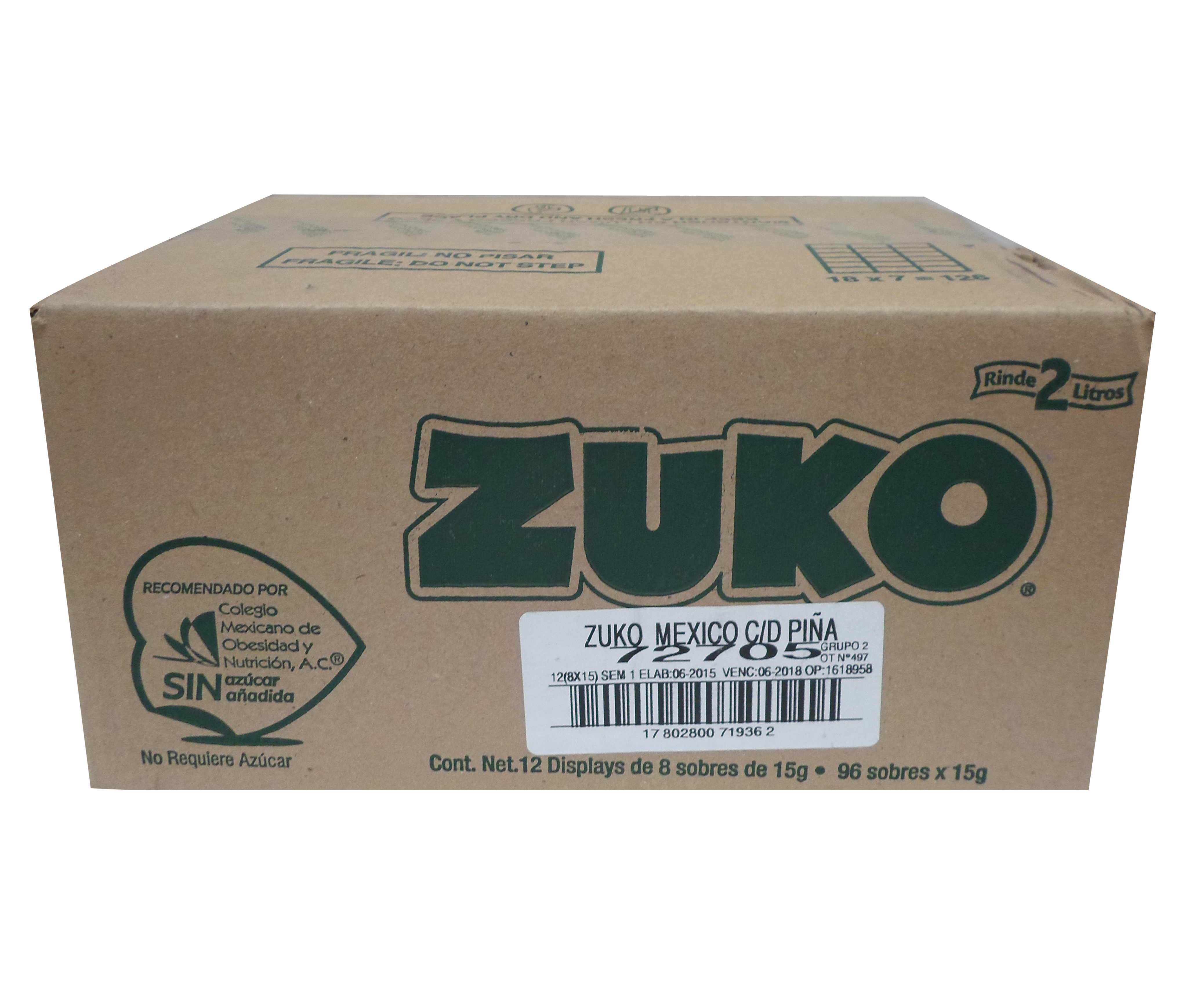 BEBIDA POLVO ZUKO PIÑA 96/13GR