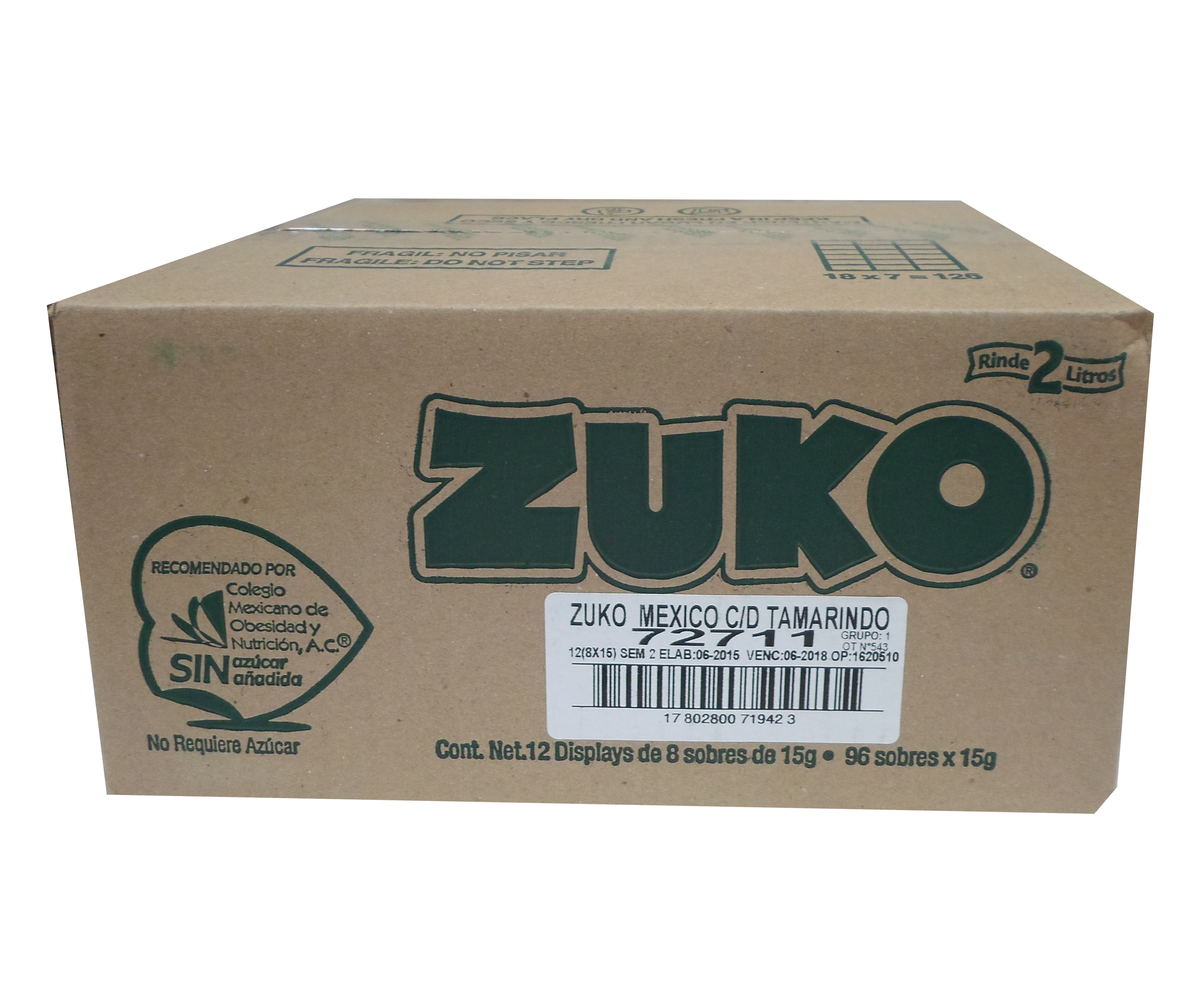 BEBIDA POLVO TAMARINDO ZUKO 96/13 GR