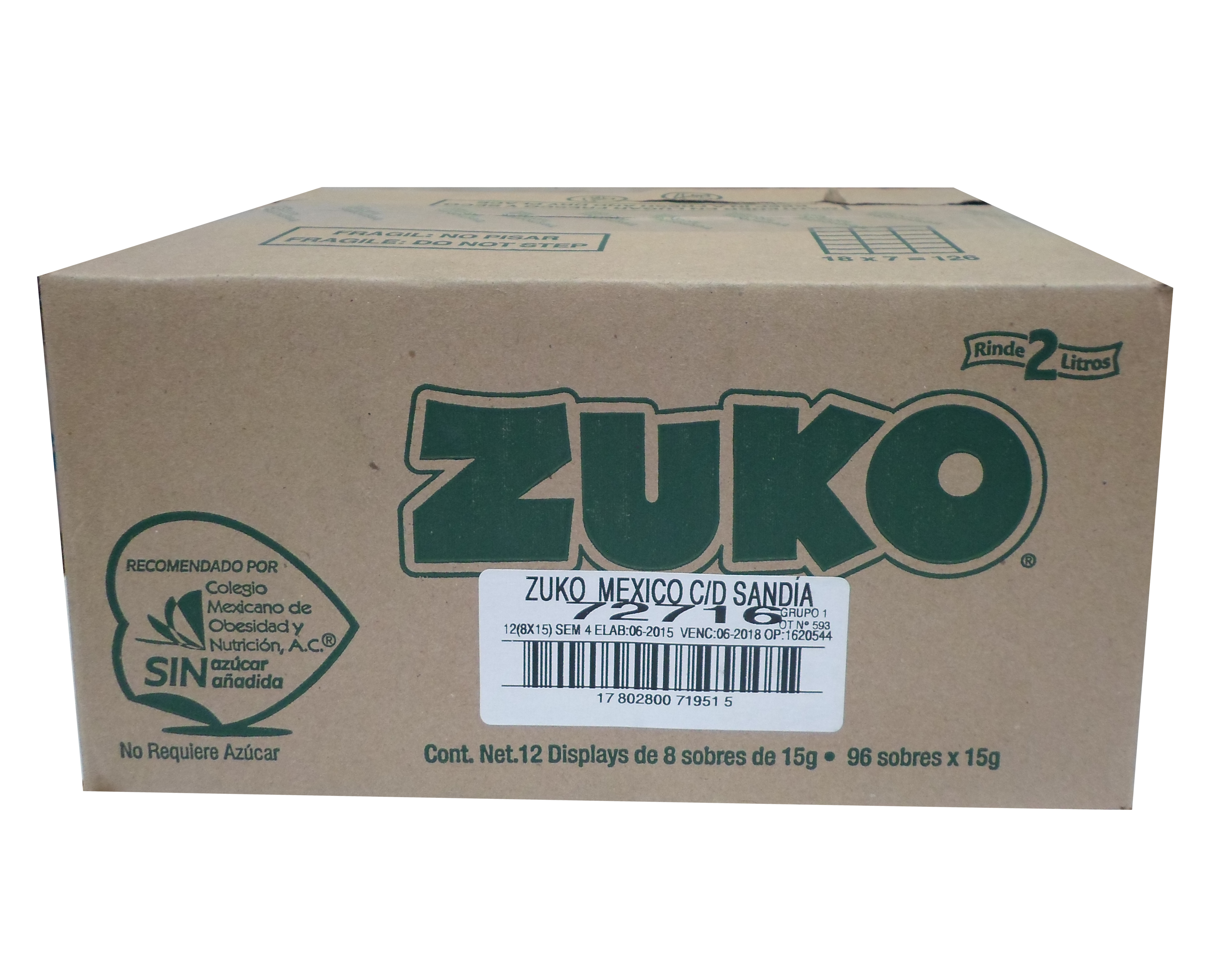 BEBIDA POLVO SANDIA ZUKO 96/13 GR