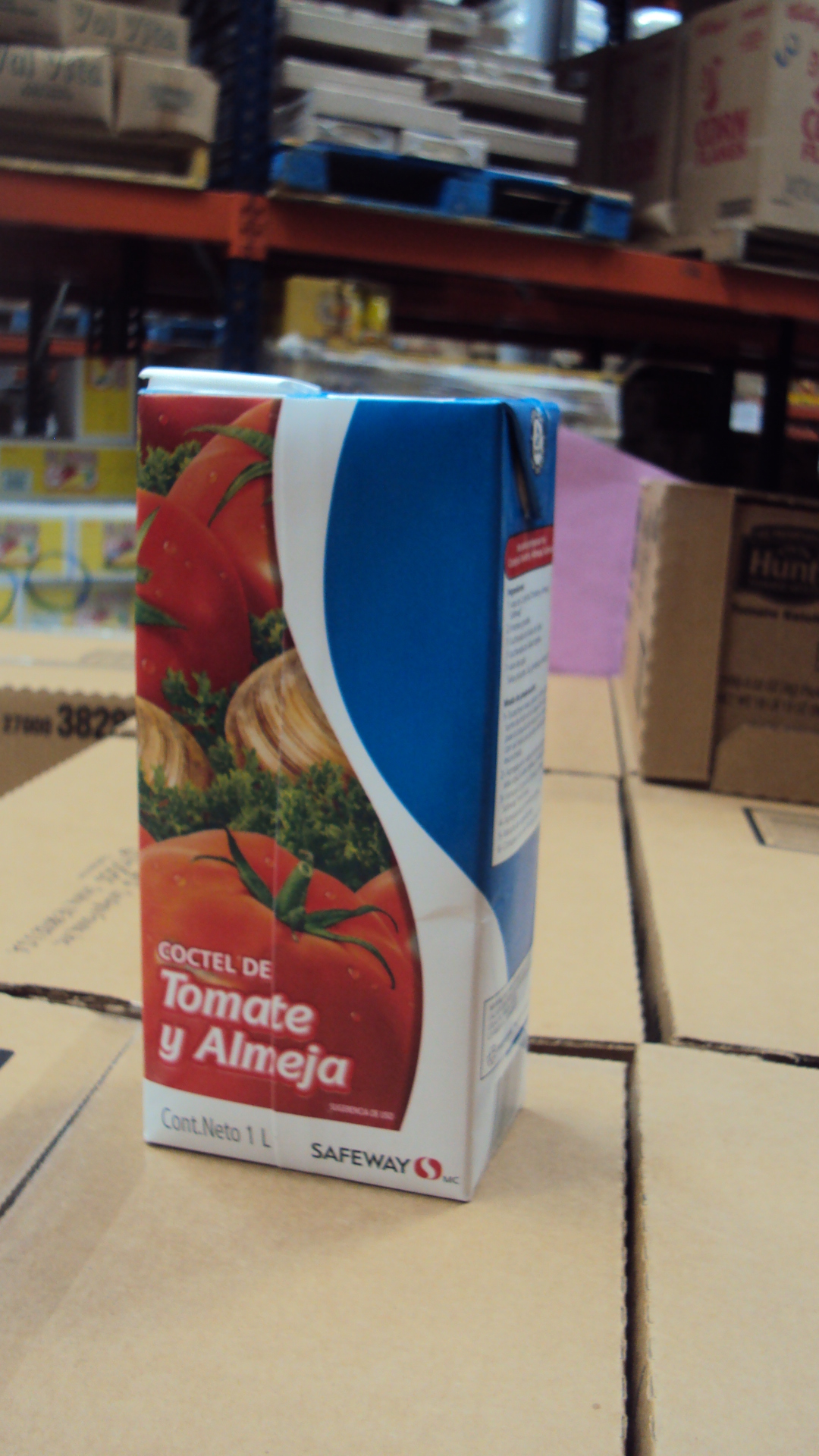 NECTAR DE TOMATE Y ALMEJA SAFEWAY12/1000ML