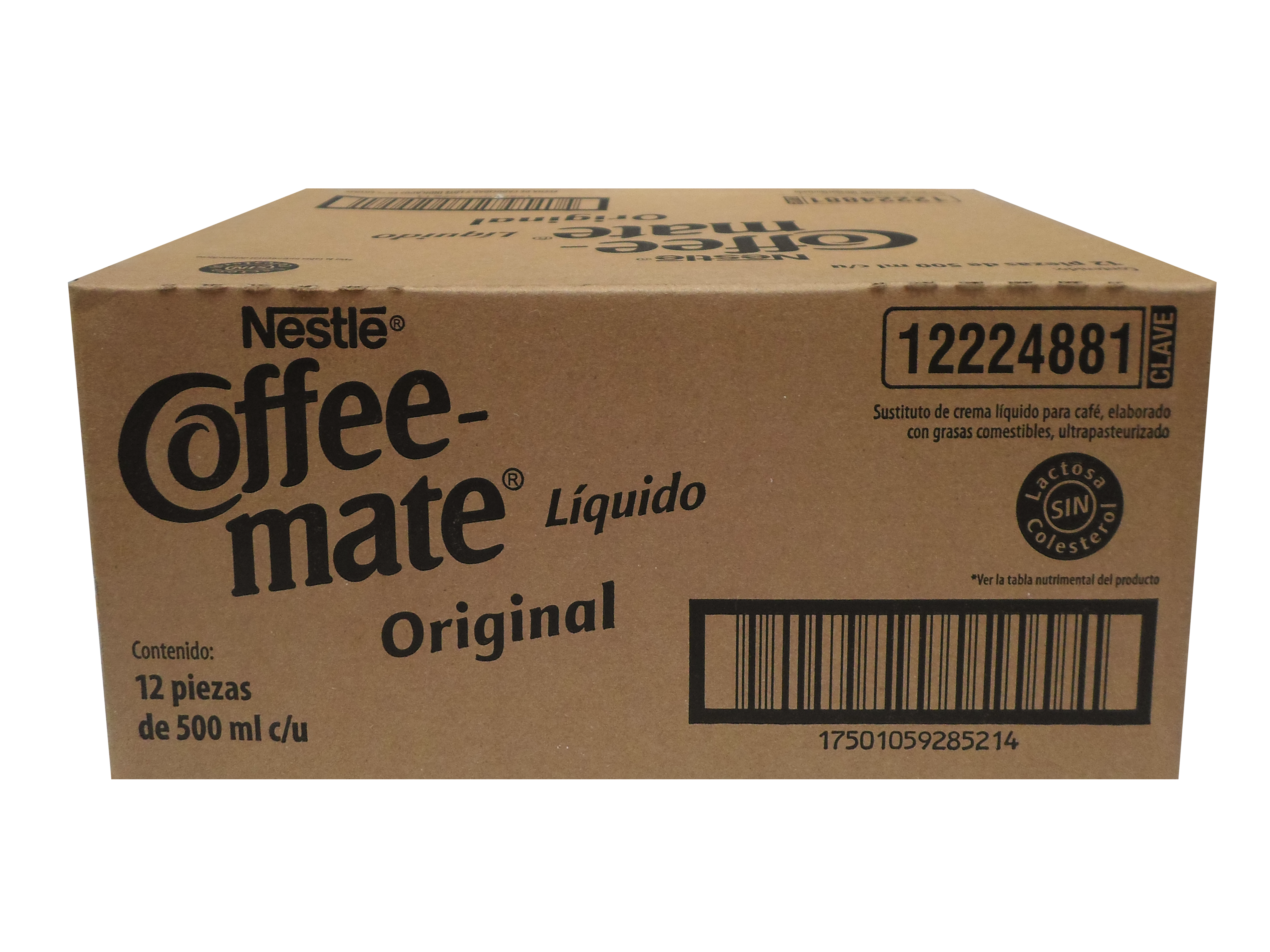 CREMA P/CAFE LIQ. COFFEE MATE ORIGINAL 12/530 ML