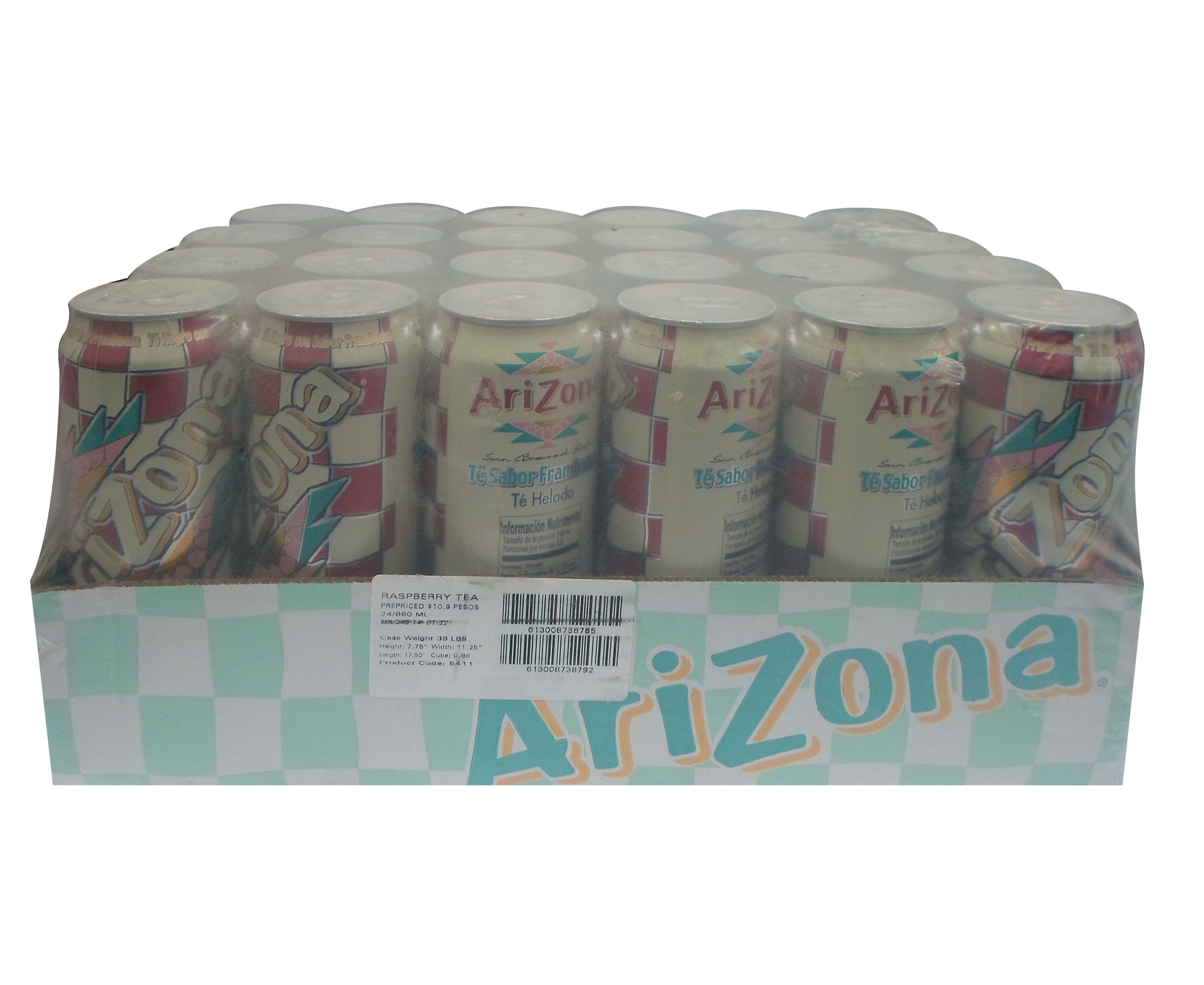 TE ARIZONA FRAMBUESA 24/680 ML.